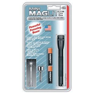 Maglite SP22 Mini Maglite 2 AAA-Cell Flashlight w/ Pocket Clip M3A012 - WCUniforms