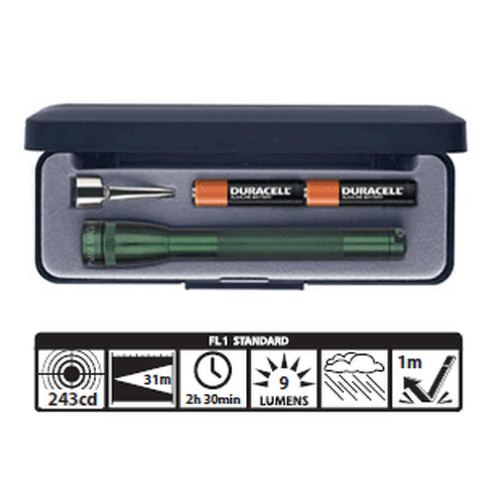Maglite SP22 Mini Maglite 2 AAA-Cell Flashlight w/ Pocket Clip M3A012 - WCUniforms