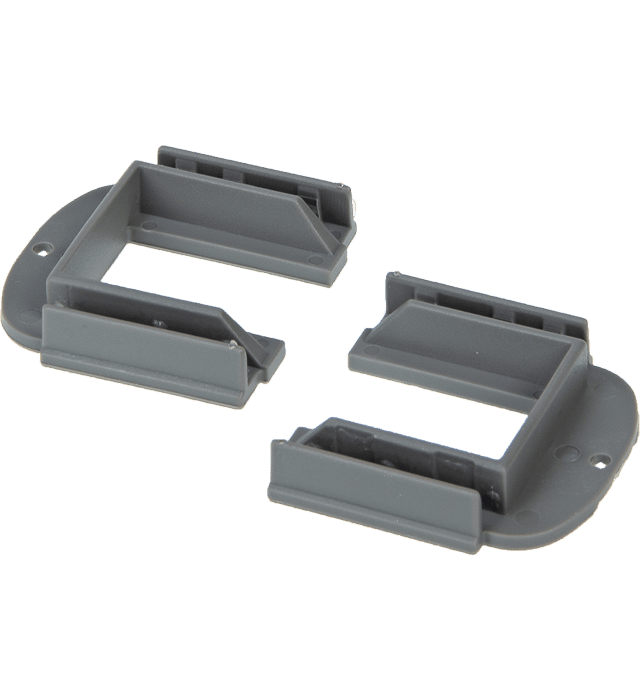 Two Maglula 1911AI aligner inserts UP65G showing attachment channels