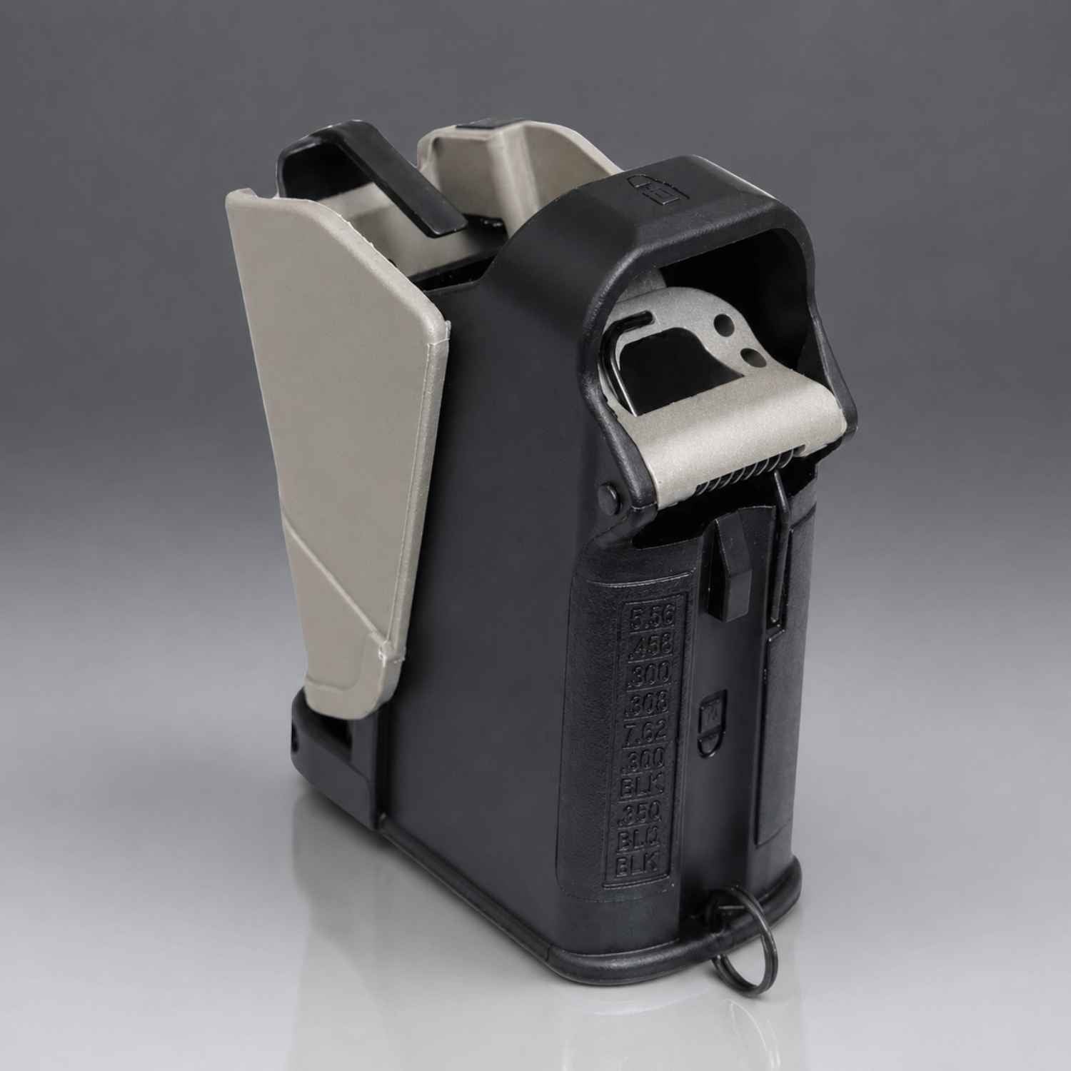 Maglula 22UpLULA UP62B .22LR magazine loader showing narrow metal loading beak