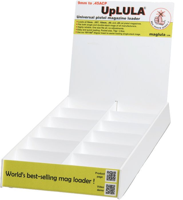 Maglula Counter-top display tray for holding 12 x UpLULA loaders PDQ12UP - WCUniforms