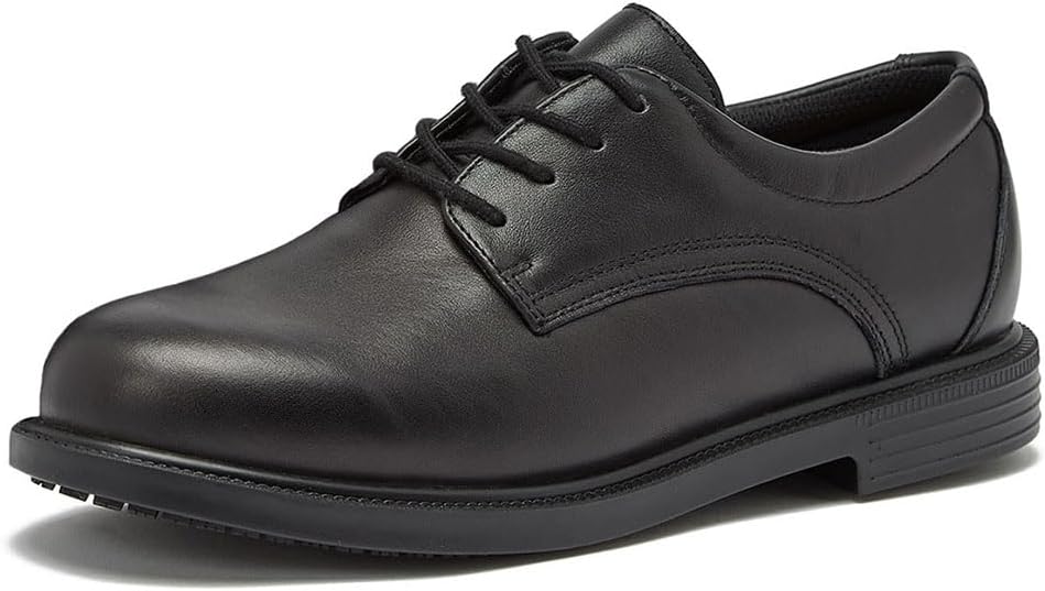 Magnum Active Duty Oxford CM85022M men's black leather lace-up oxford duty shoe, full side profile