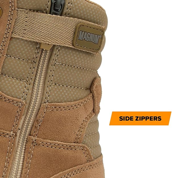 Magnum Storm 8" Waterproof Desert Military Tactical Side-Zip Boots (Desert Tan)