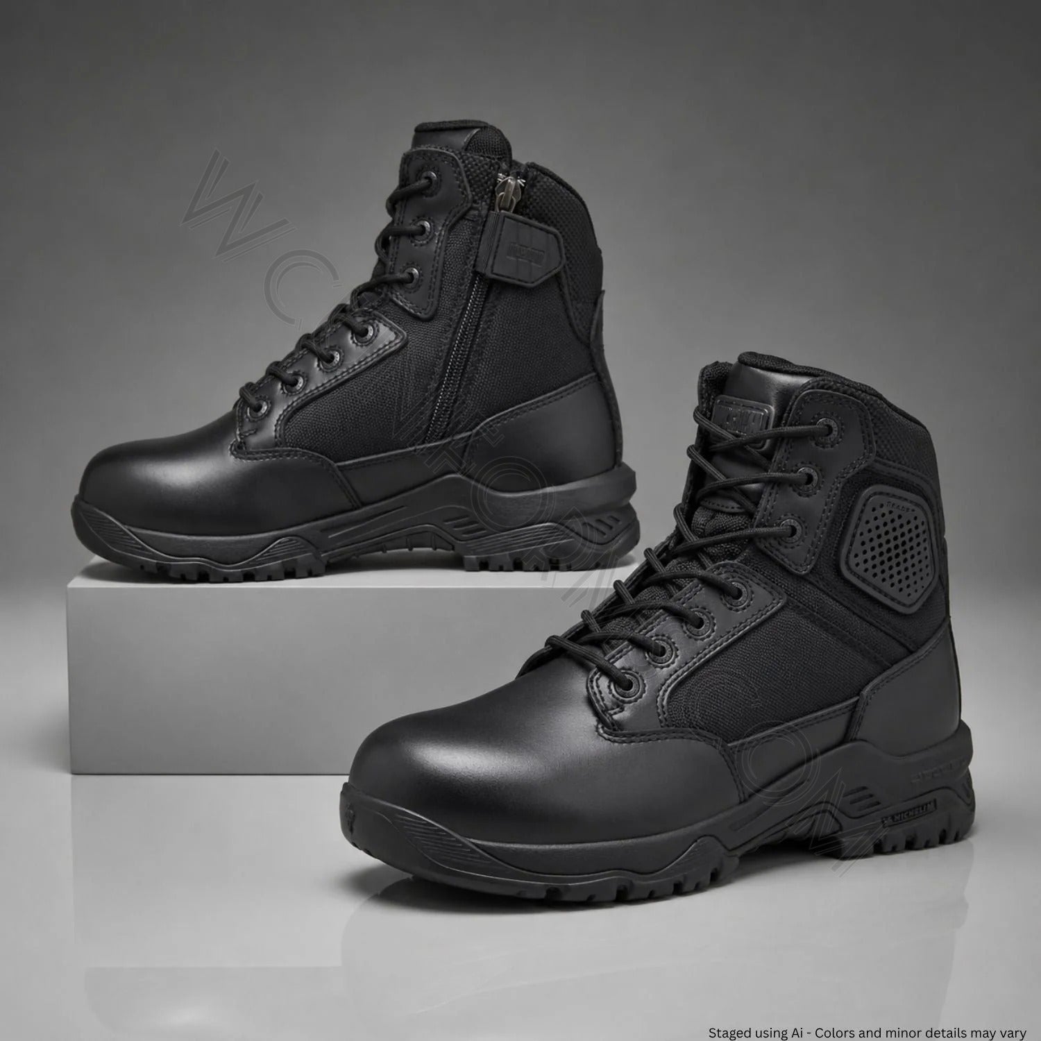 Watermarked - Magnum Boots Strike Force 6" Side-Zip Waterproof Boots 30006SZWP