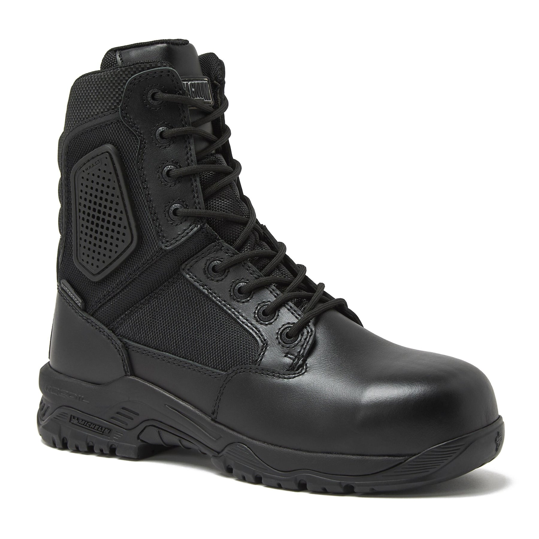Magnum Boots Strike Force 8" Side - Zip Waterproof Composite Toe 30008SZWPCT (black) - WCUniforms