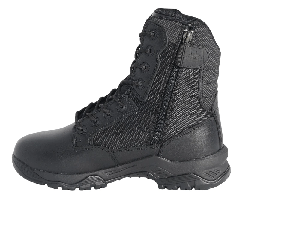 Magnum Boots Strike Force 8" Side - Zip Waterproof Composite Toe 30008SZWPCT (black) - WCUniforms