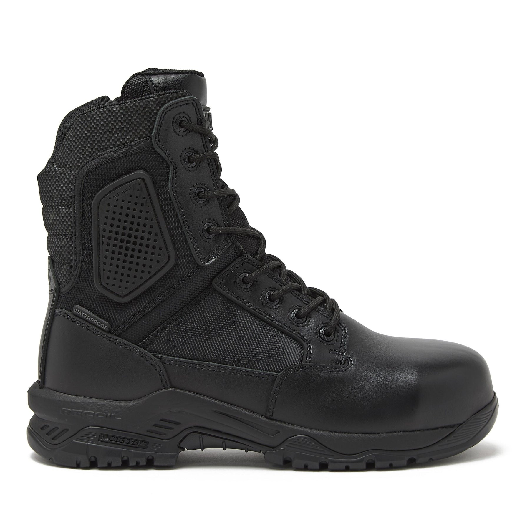 Magnum Boots Strike Force 8" Side - Zip Waterproof Composite Toe 30008SZWPCT (black) - WCUniforms