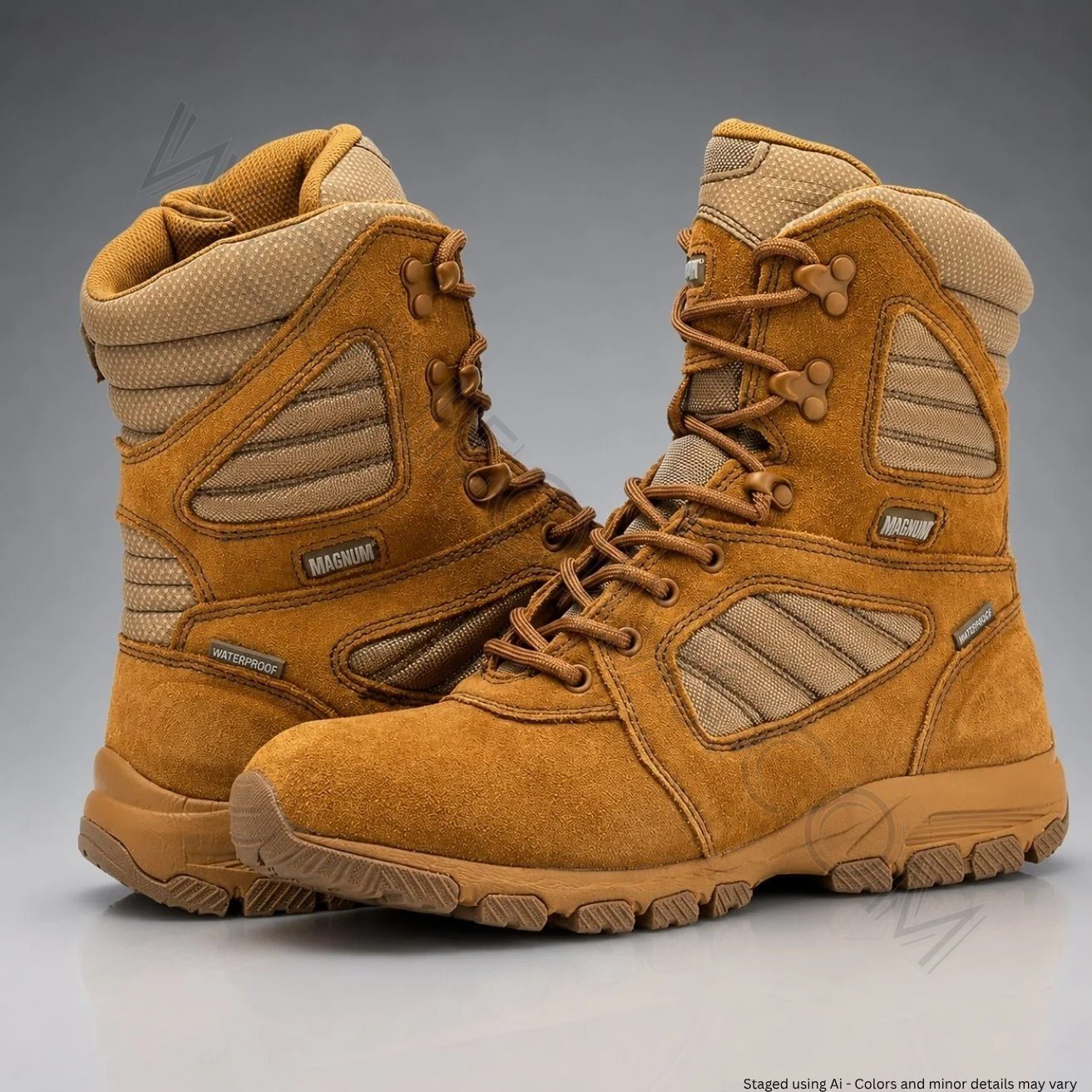 Watermarked - Magnum MAG SHIELD 8" Waterproof Work Boot, Coyote