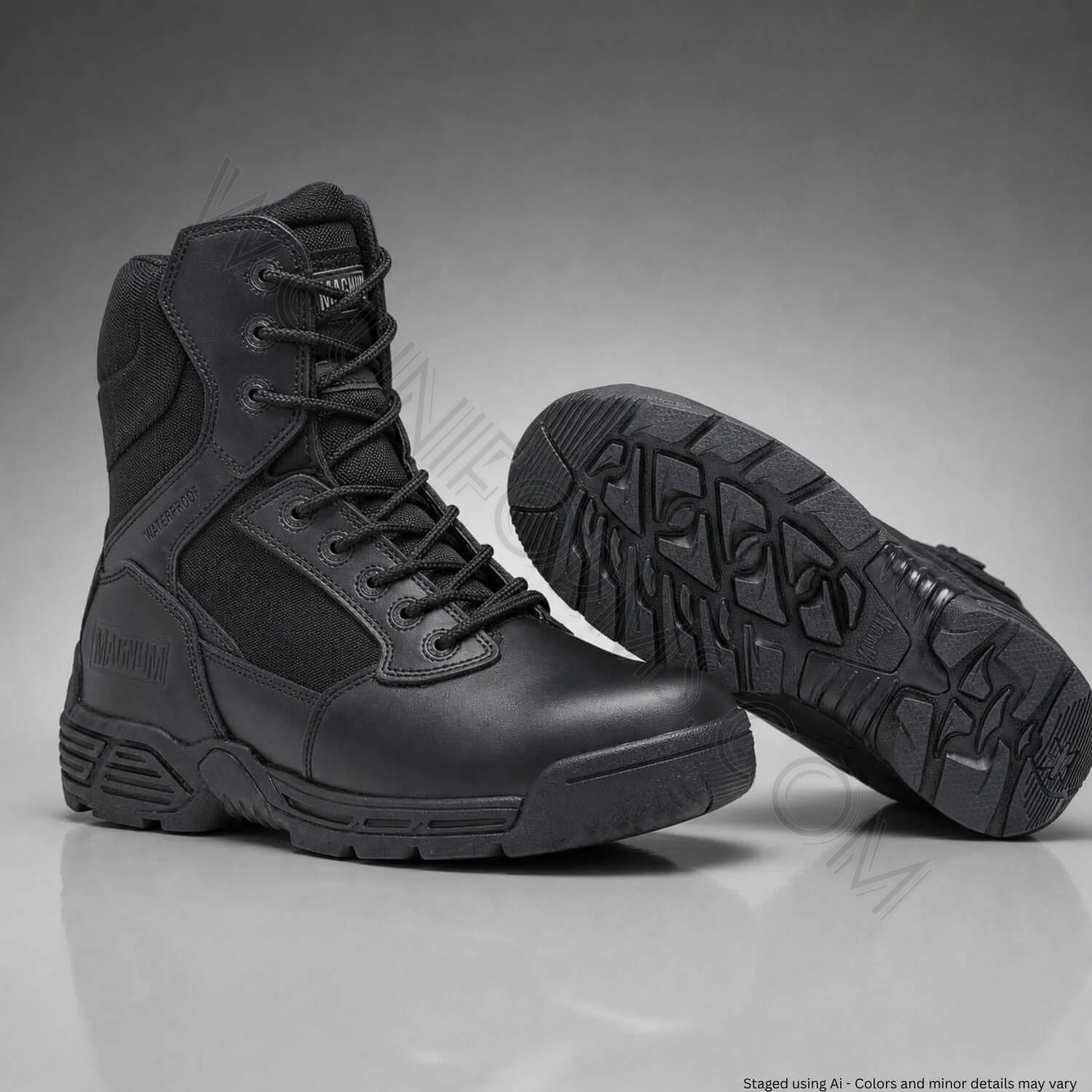Watermarked - Magnum Stealth Force 8" Side-Zip Waterproof Boot CM85029M