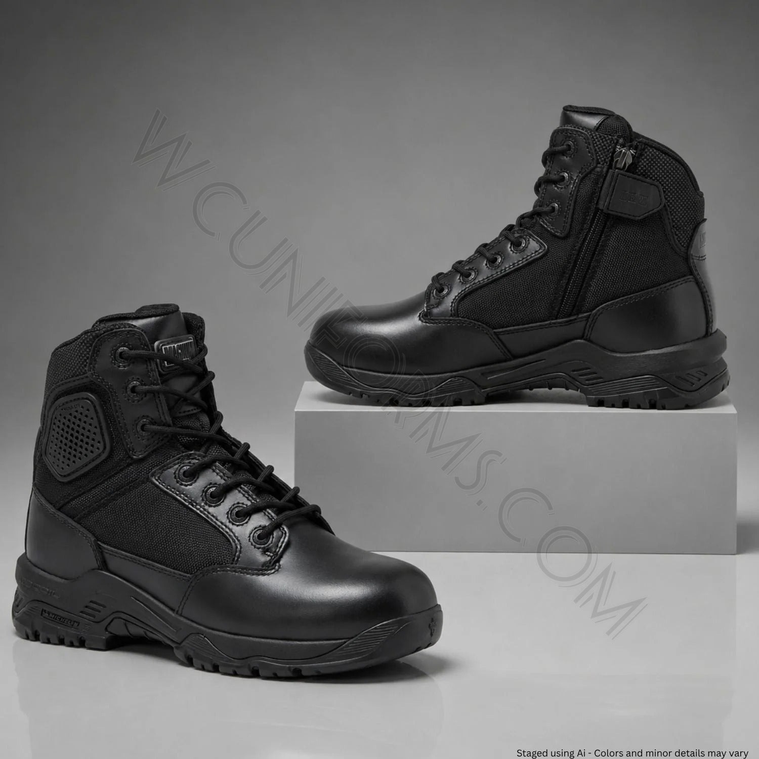 Watermarked - Magnum Strike Force 6" Side-Zip Duty Boot | Black 30006SZ