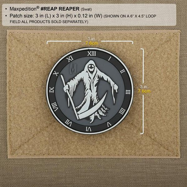 Maxpedition 3" x 3" Reaper Patch REAP - WCUniforms