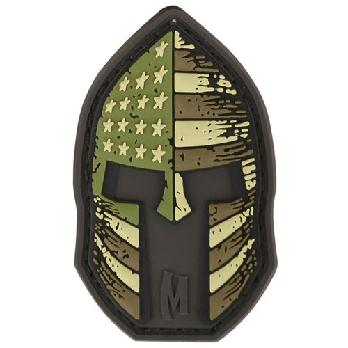 Maxpedition Stars and Stripes Spartan Helmet Morale Patch SPRTA - WCUniforms