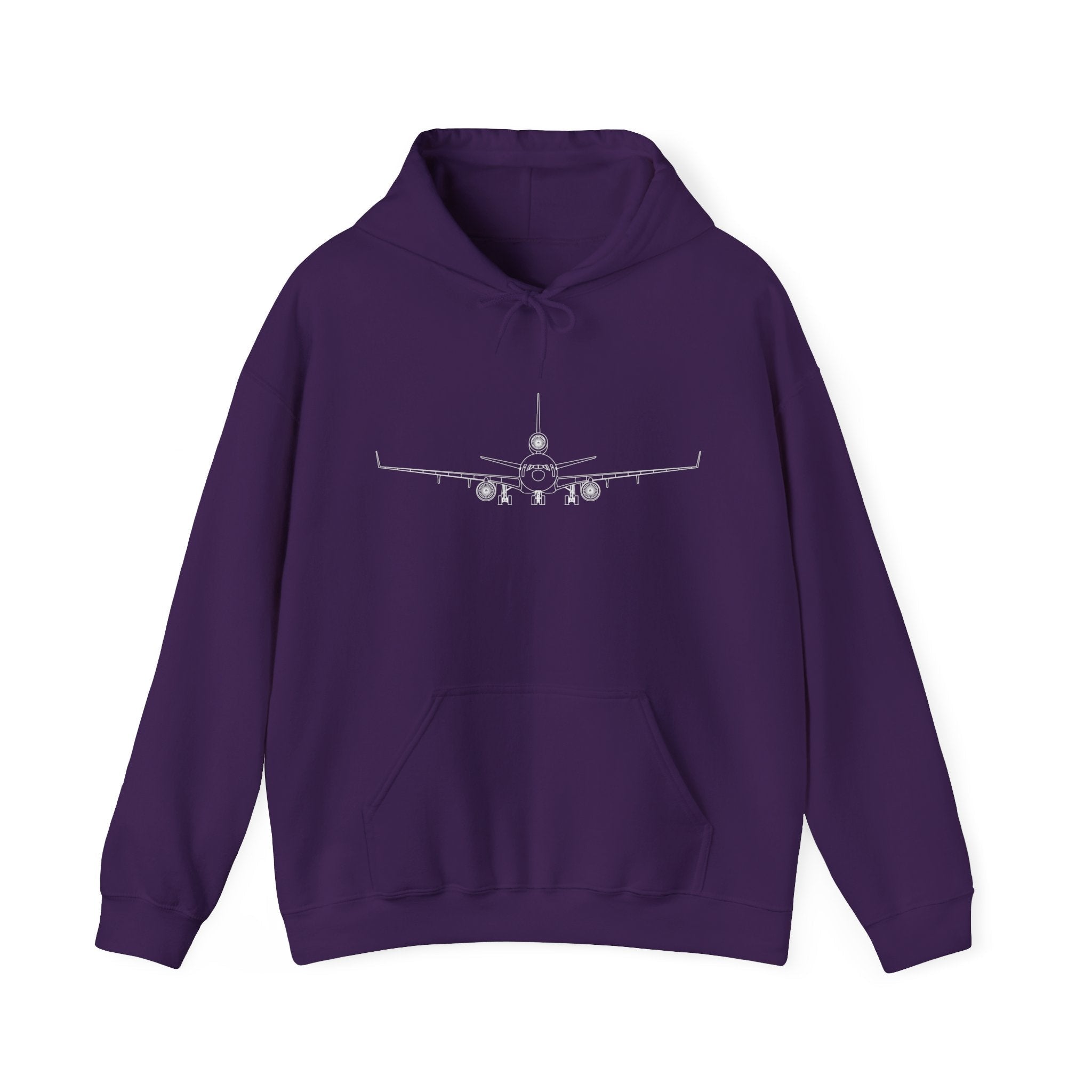 McDonnell Douglas MD-11 Airplane Unisex Heavy Blend™ Hoodie Poly/Cotton - Dark Colors - Hoodie - WCUniforms