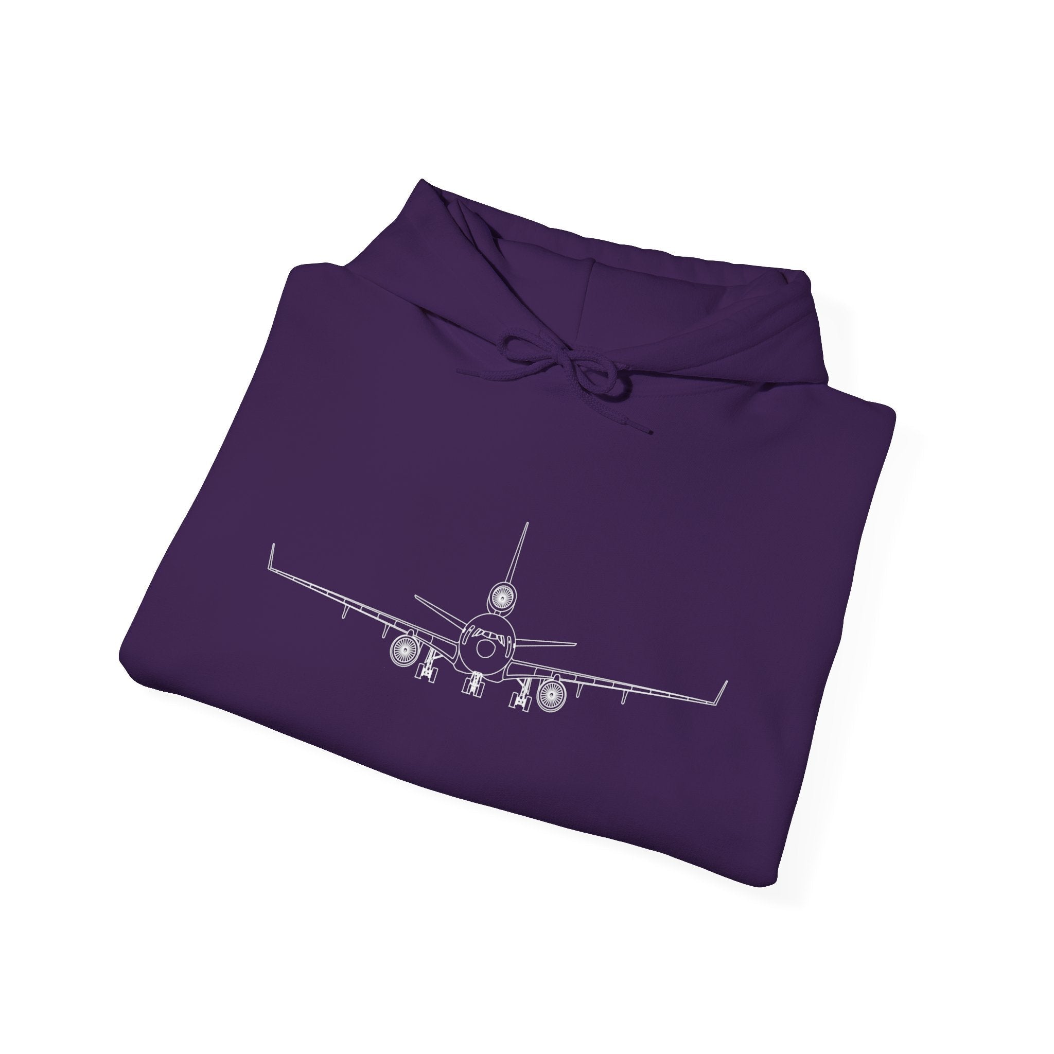 McDonnell Douglas MD-11 Airplane Unisex Heavy Blend™ Hoodie Poly/Cotton - Dark Colors - Hoodie - WCUniforms