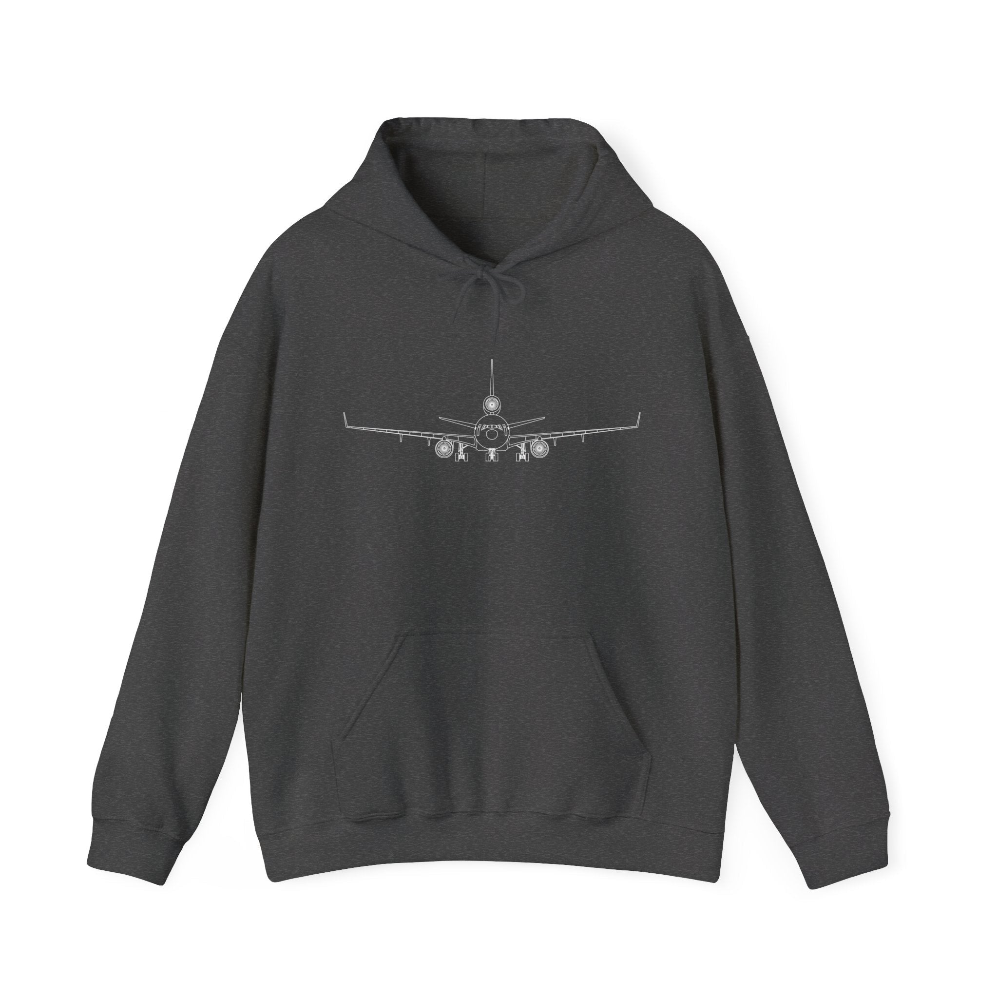 McDonnell Douglas MD-11 Airplane Unisex Heavy Blend™ Hoodie Poly/Cotton - Dark Colors - Hoodie - WCUniforms
