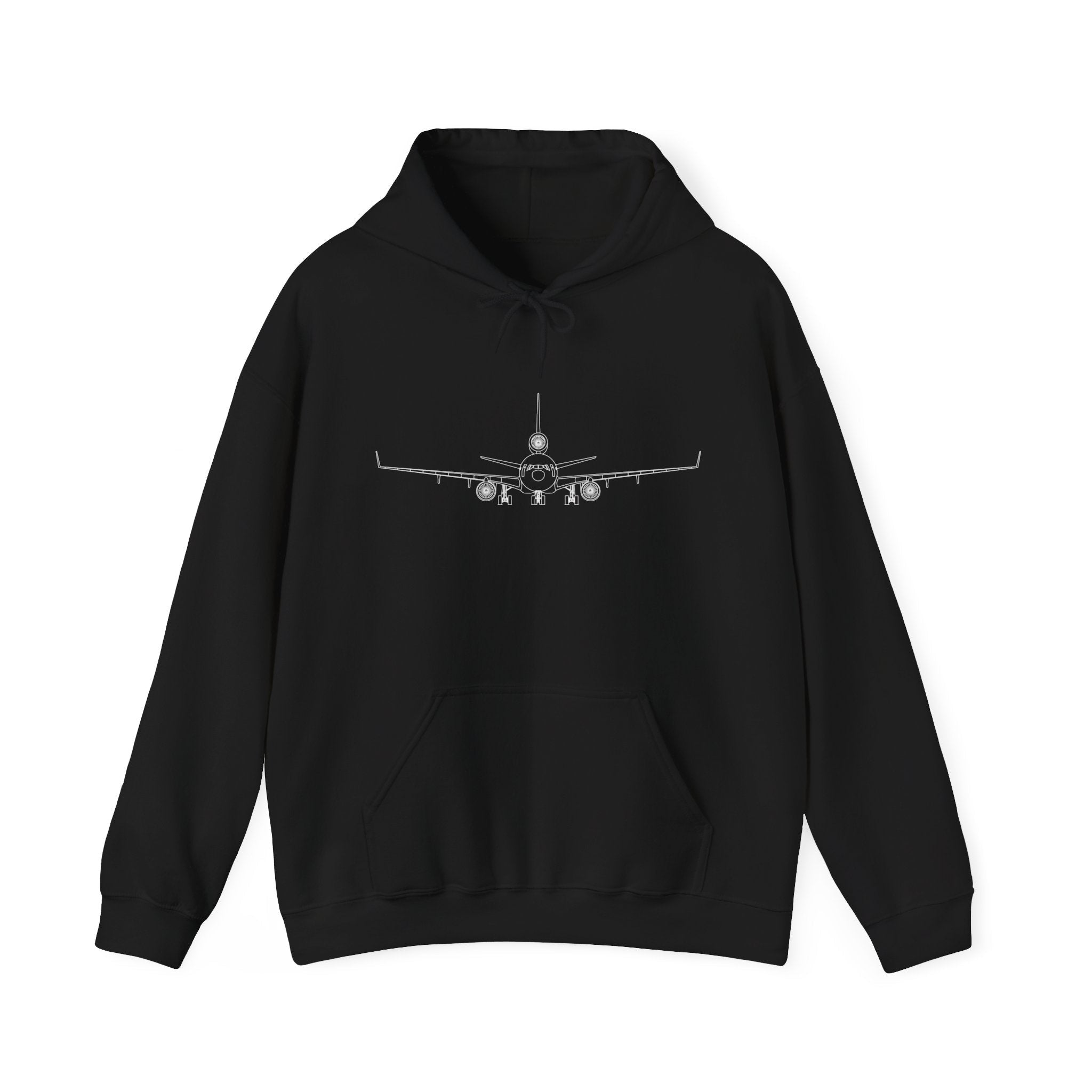 McDonnell Douglas MD-11 Airplane Unisex Heavy Blend™ Hoodie Poly/Cotton - Dark Colors - Hoodie - WCUniforms
