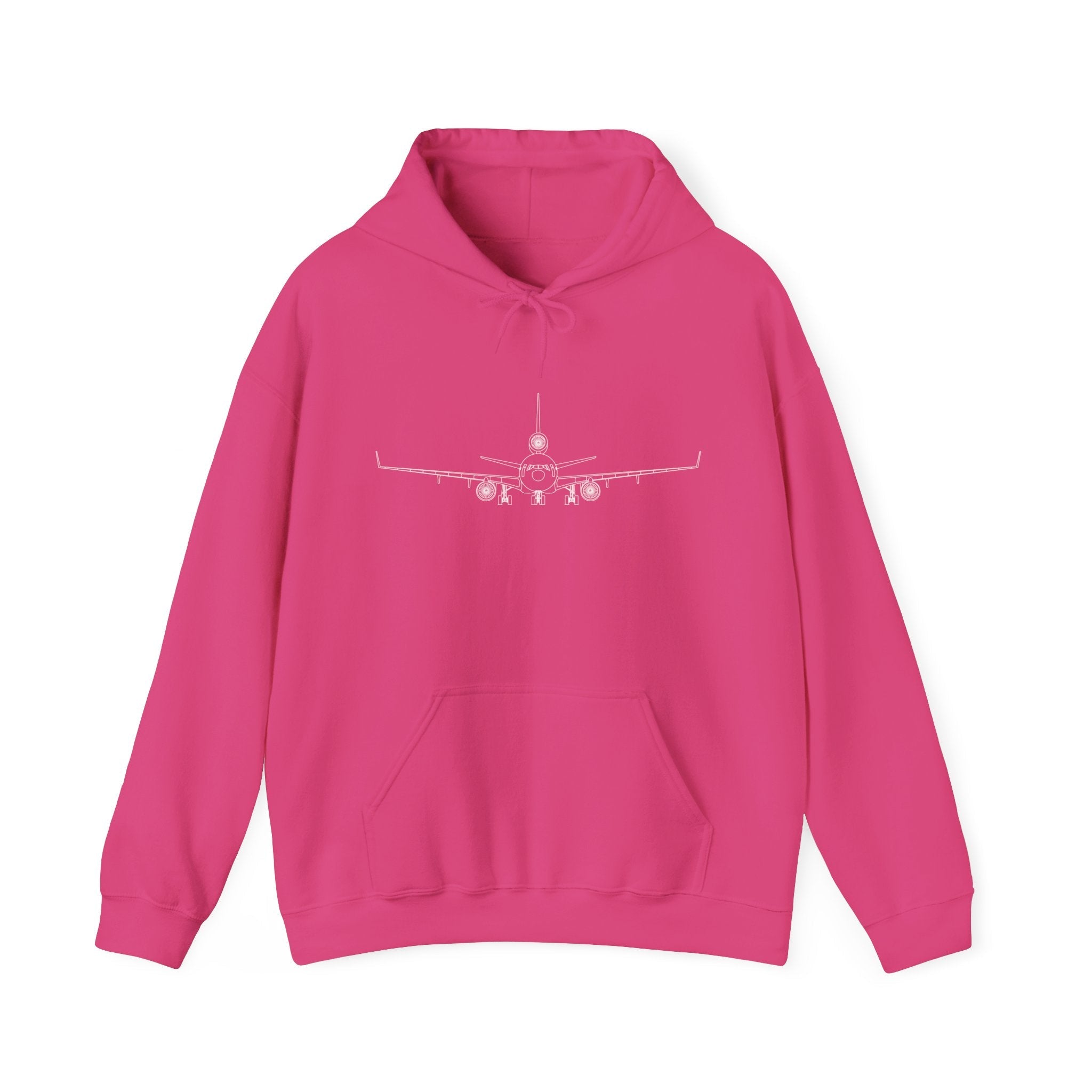McDonnell Douglas MD-11 Airplane Unisex Heavy Blend™ Hoodie Poly/Cotton - Dark Colors - Hoodie - WCUniforms