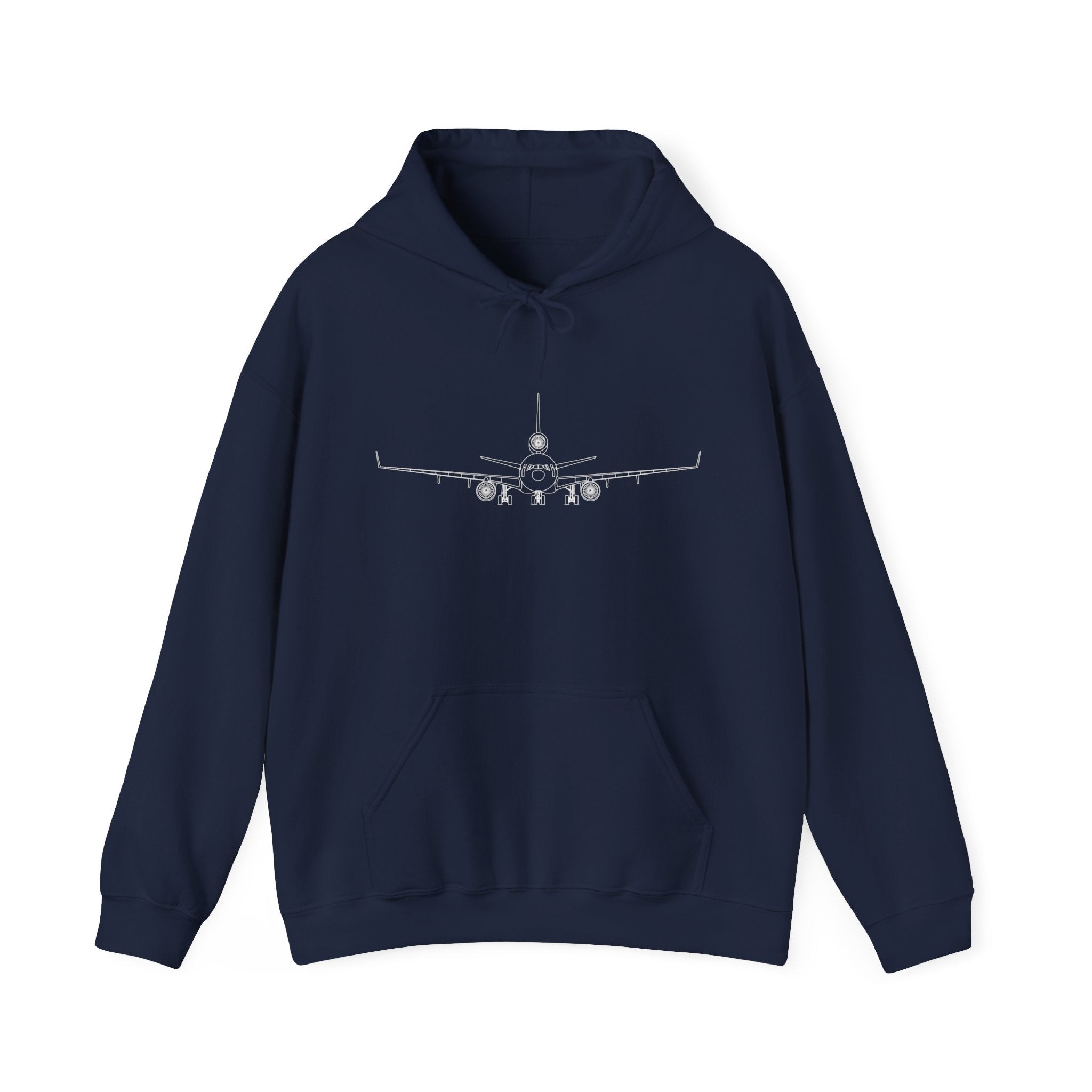 McDonnell Douglas MD-11 Airplane Unisex Heavy Blend™ Hoodie Poly/Cotton - Dark Colors - Hoodie - WCUniforms