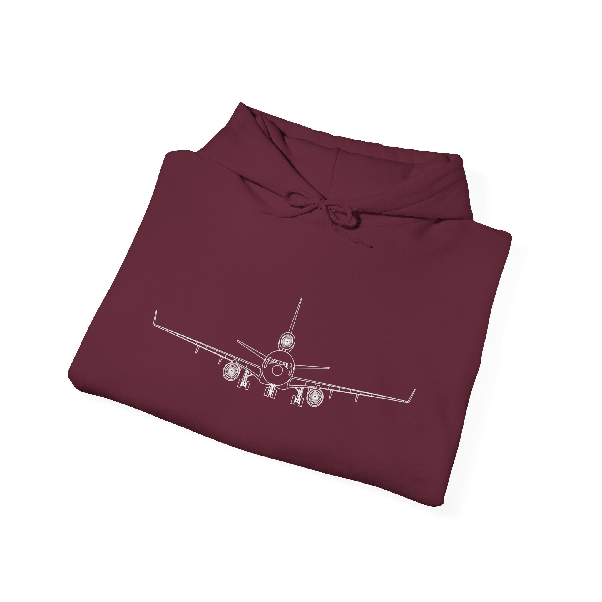 McDonnell Douglas MD-11 Airplane Unisex Heavy Blend™ Hoodie Poly/Cotton - Dark Colors - Hoodie - WCUniforms