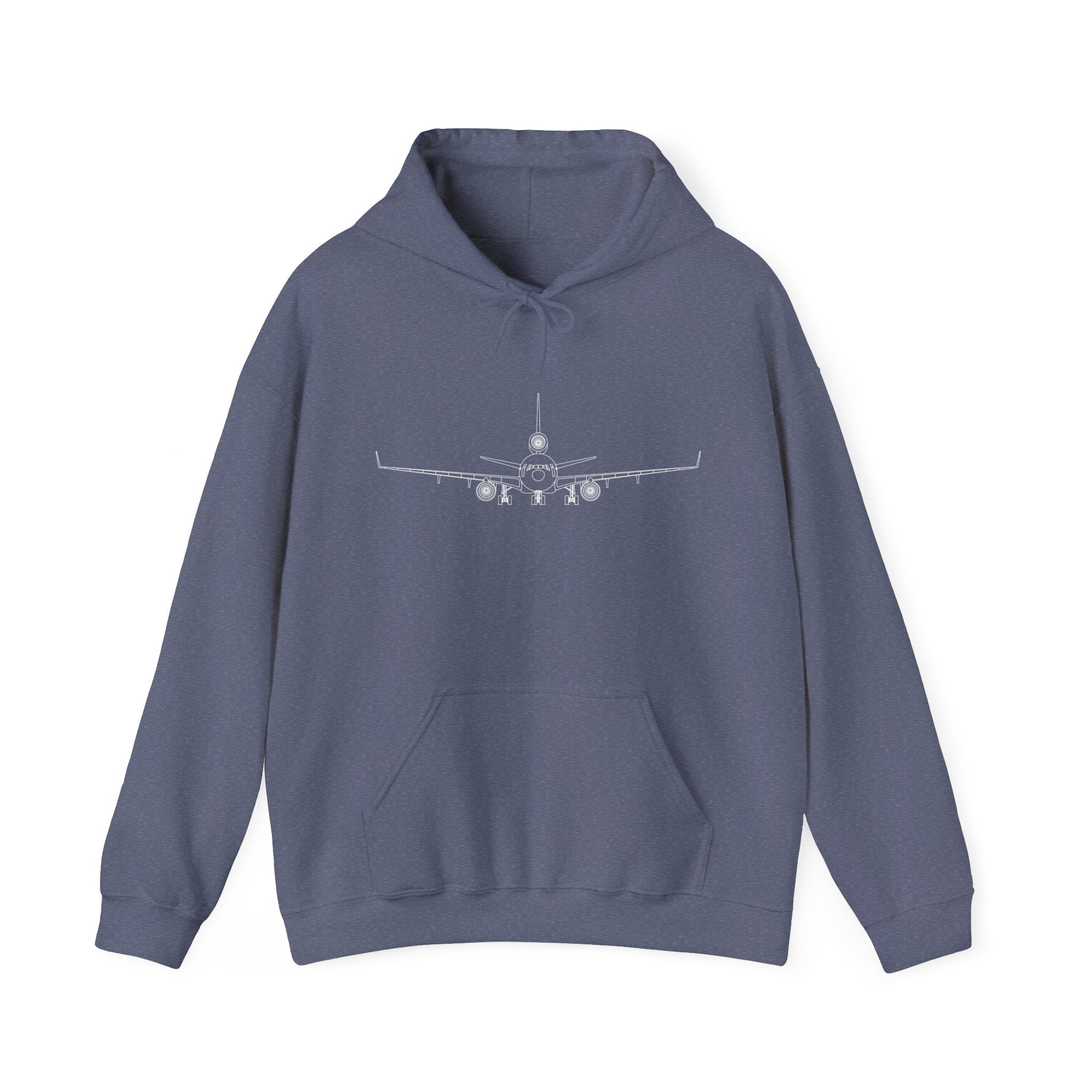 McDonnell Douglas MD-11 Airplane Unisex Heavy Blend™ Hoodie Poly/Cotton - Dark Colors - Hoodie - WCUniforms