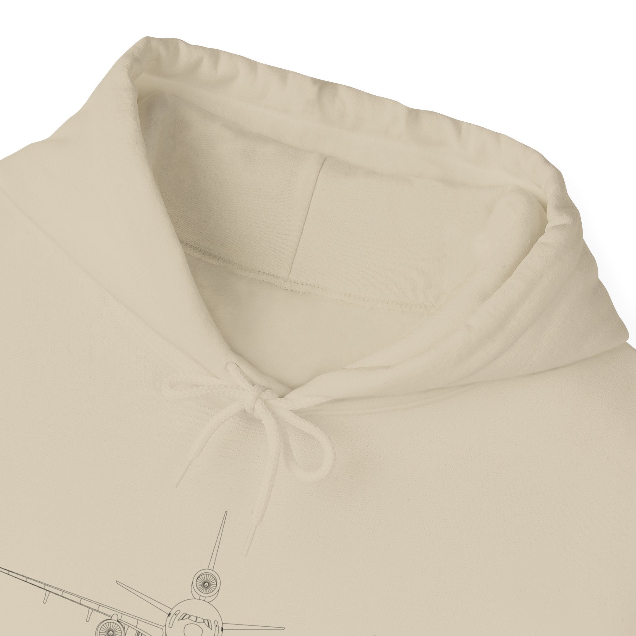 McDonnell Douglas MD-11 Airplane Unisex Heavy Blend™ Hoodie Poly/Cotton - Light Colors - Hoodie - WCUniforms