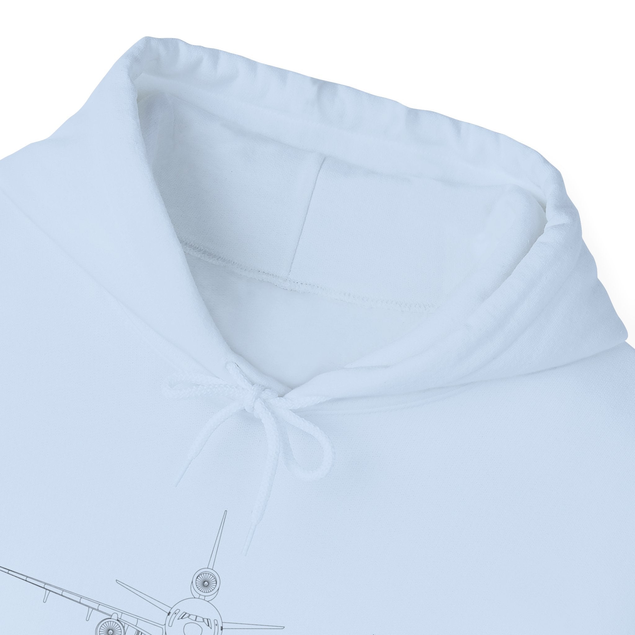 McDonnell Douglas MD-11 Airplane Unisex Heavy Blend™ Hoodie Poly/Cotton - Light Colors - Hoodie - WCUniforms