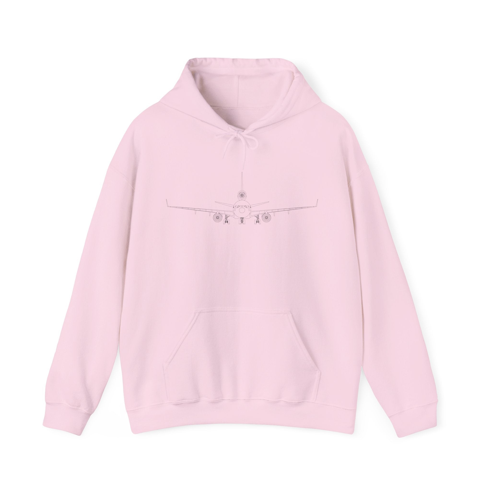 McDonnell Douglas MD-11 Airplane Unisex Heavy Blend™ Hoodie Poly/Cotton - Light Colors - Hoodie - WCUniforms