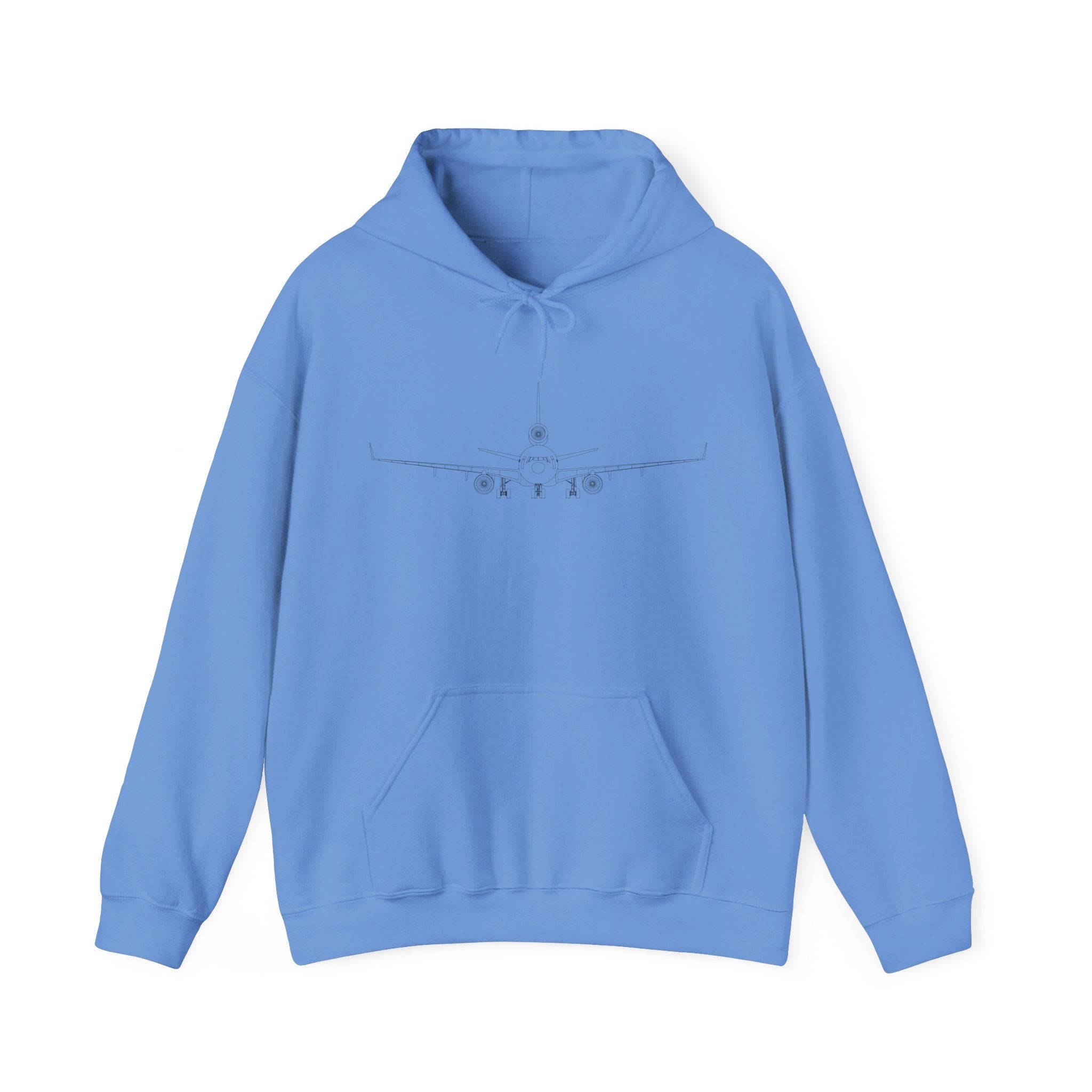 McDonnell Douglas MD-11 Airplane Unisex Heavy Blend™ Hoodie Poly/Cotton - Light Colors - Hoodie - WCUniforms