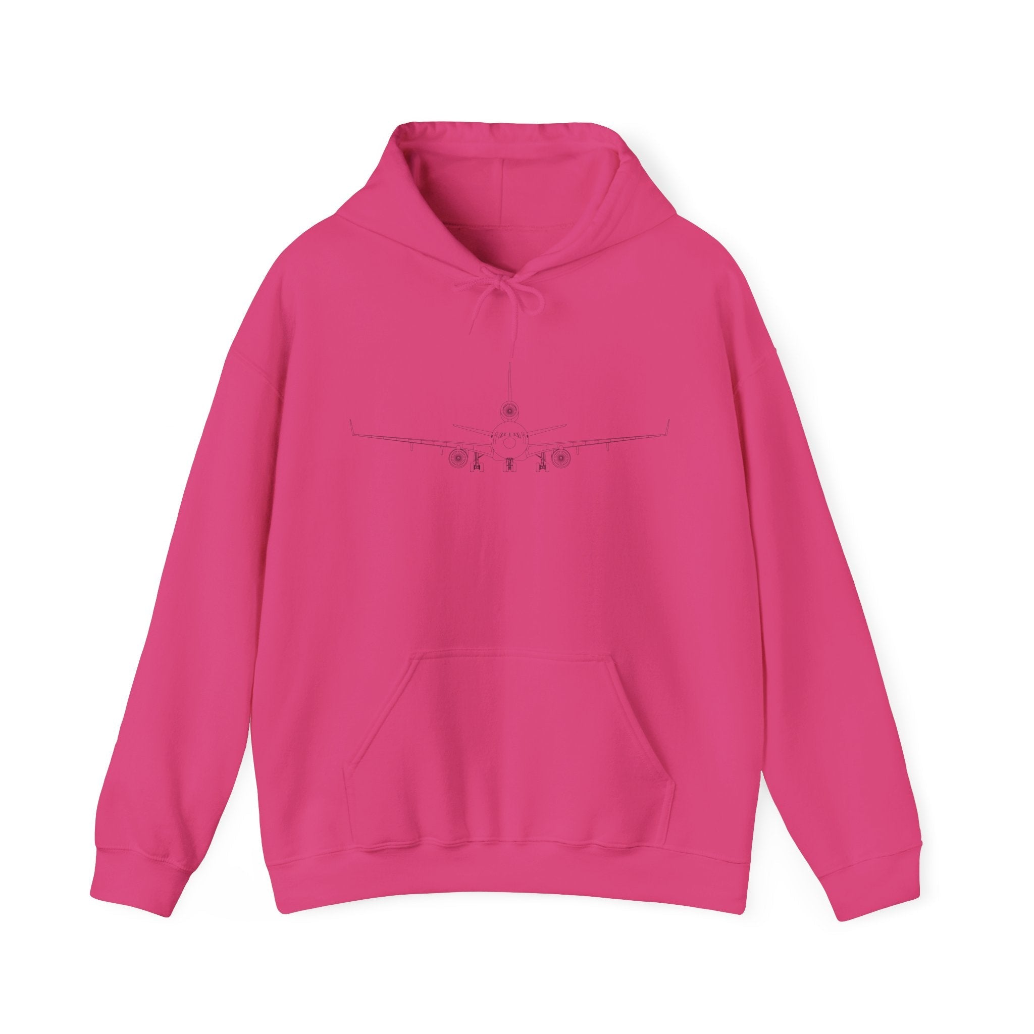 McDonnell Douglas MD-11 Airplane Unisex Heavy Blend™ Hoodie Poly/Cotton - Light Colors - Hoodie - WCUniforms