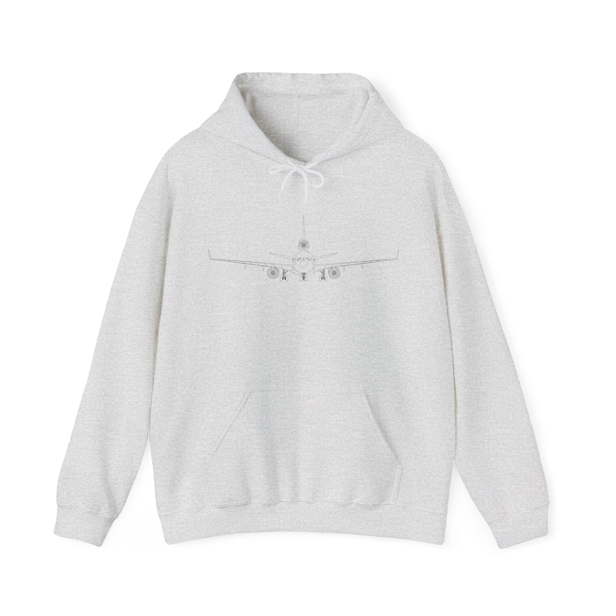 McDonnell Douglas MD-11 Airplane Unisex Heavy Blend™ Hoodie Poly/Cotton - Light Colors - Hoodie - WCUniforms
