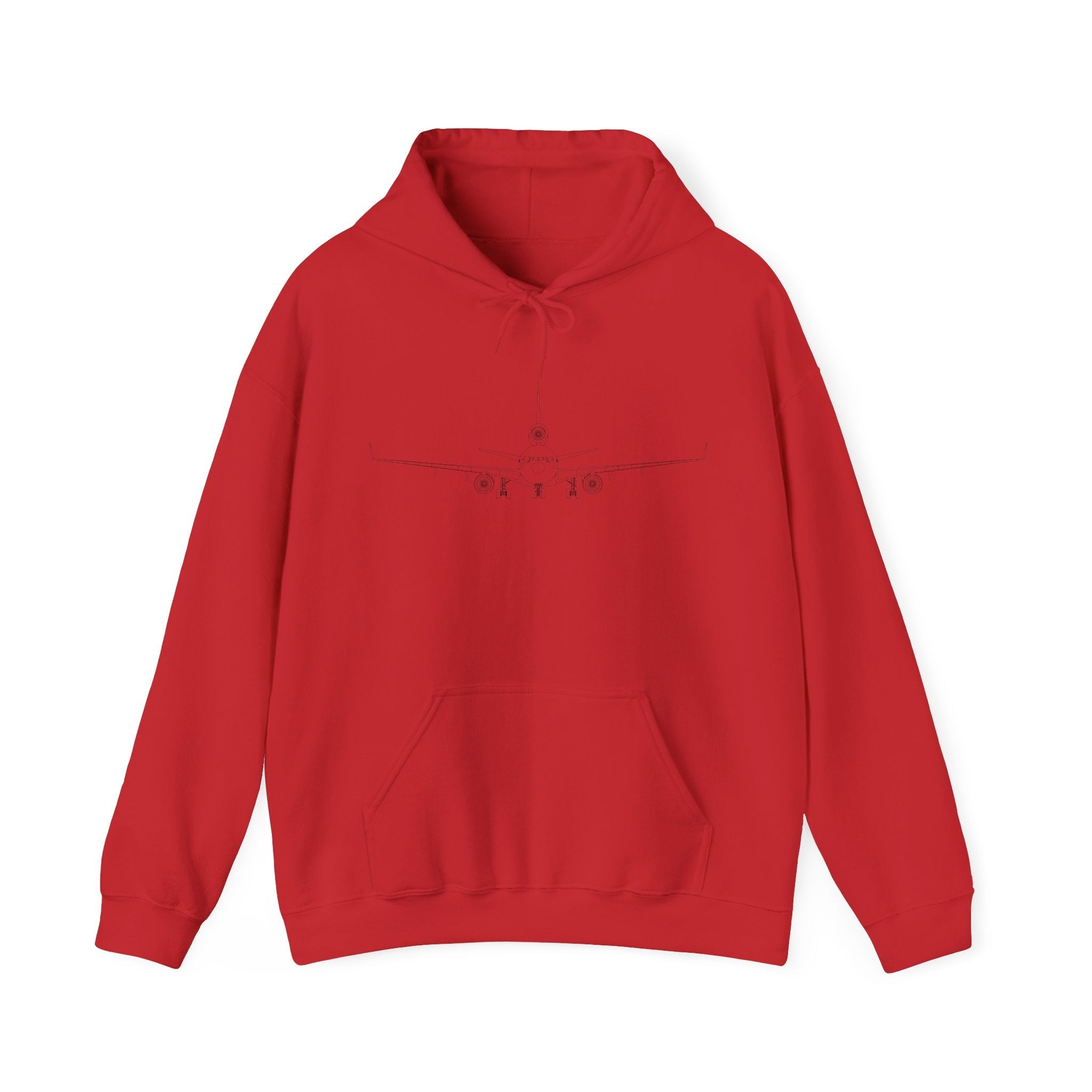 McDonnell Douglas MD-11 Airplane Unisex Heavy Blend™ Hoodie Poly/Cotton - Light Colors - Hoodie - WCUniforms