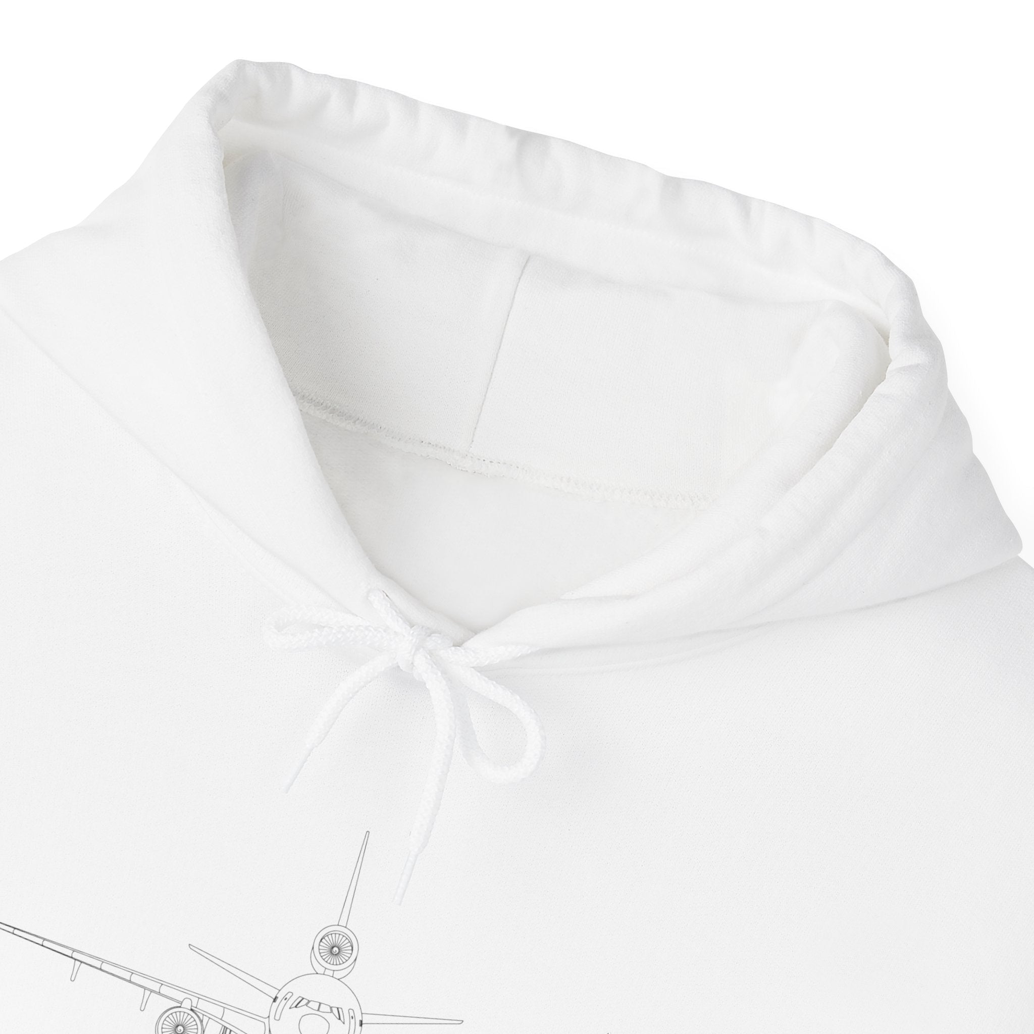 McDonnell Douglas MD-11 Airplane Unisex Heavy Blend™ Hoodie Poly/Cotton - Light Colors - Hoodie - WCUniforms
