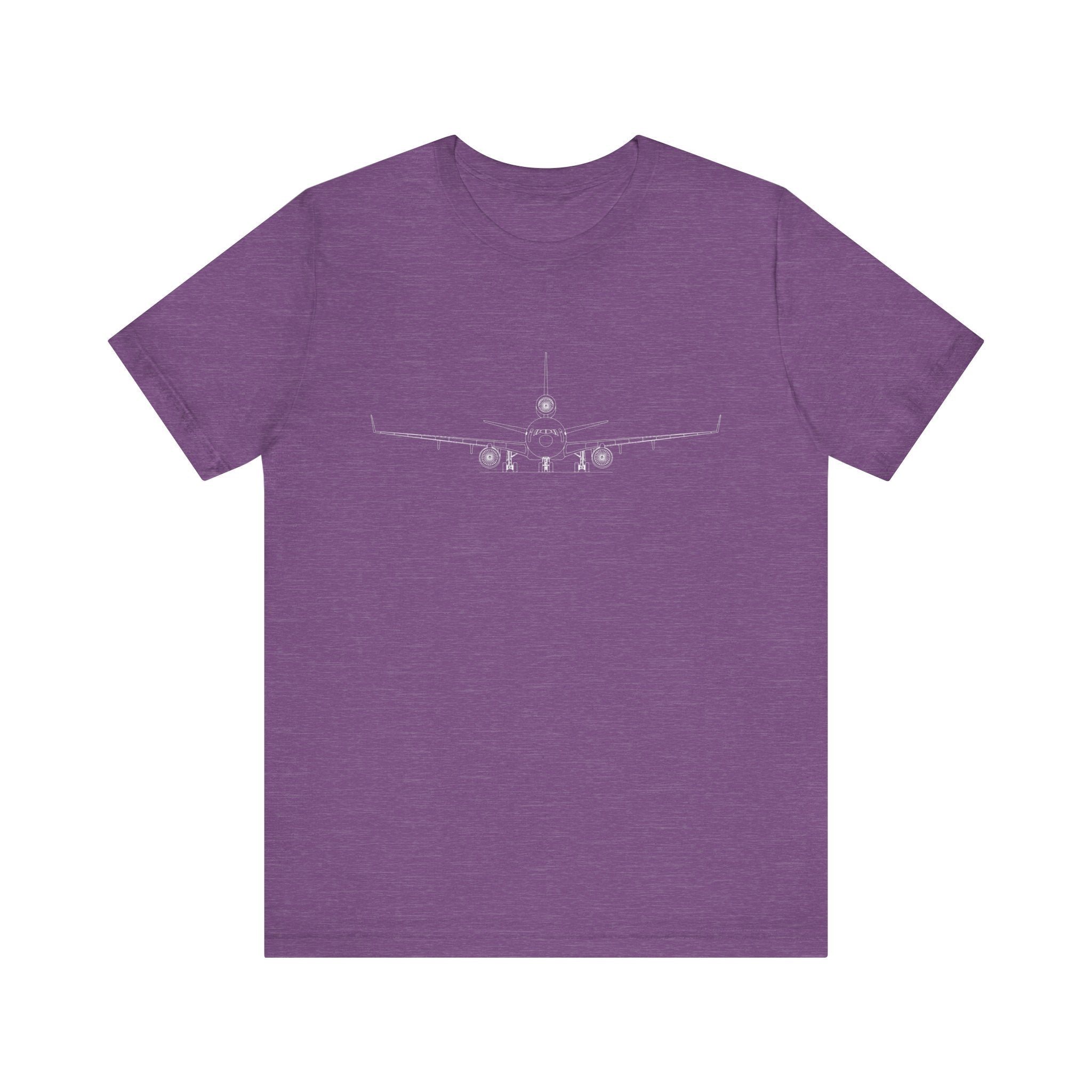 McDonnell Douglas MD-11 Unisex Soft Feel Jersey Short Sleeve Tee - Dark Heather Colors - T-Shirt - WCUniforms