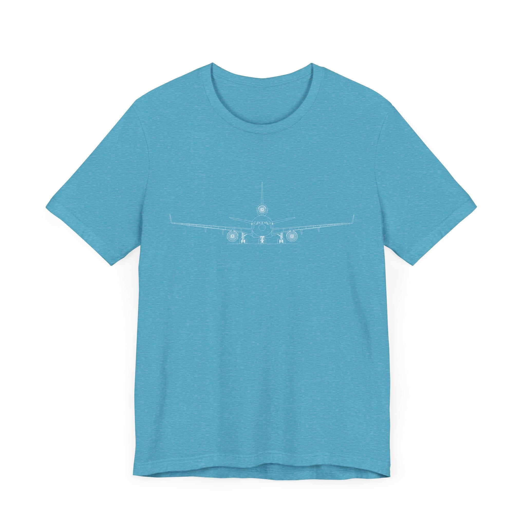 McDonnell Douglas MD-11 Unisex Soft Feel Jersey Short Sleeve Tee - Dark Heather Colors - T-Shirt - WCUniforms