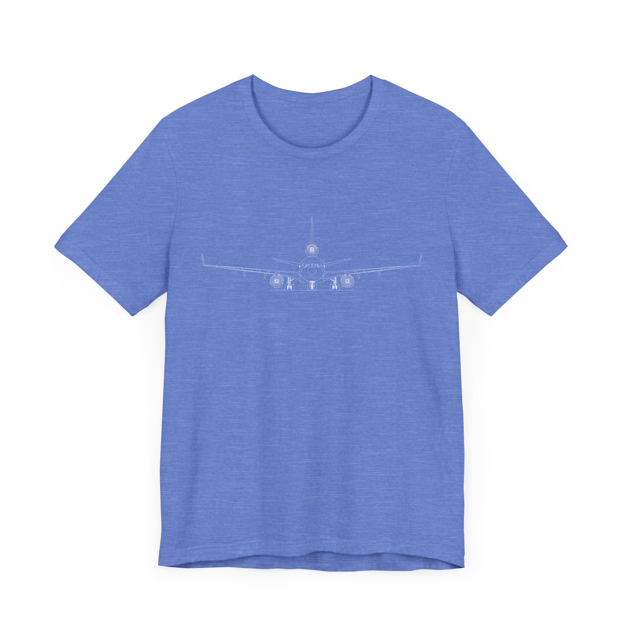 McDonnell Douglas MD-11 Unisex Soft Feel Jersey Short Sleeve Tee - Dark Heather Colors - T-Shirt - WCUniforms