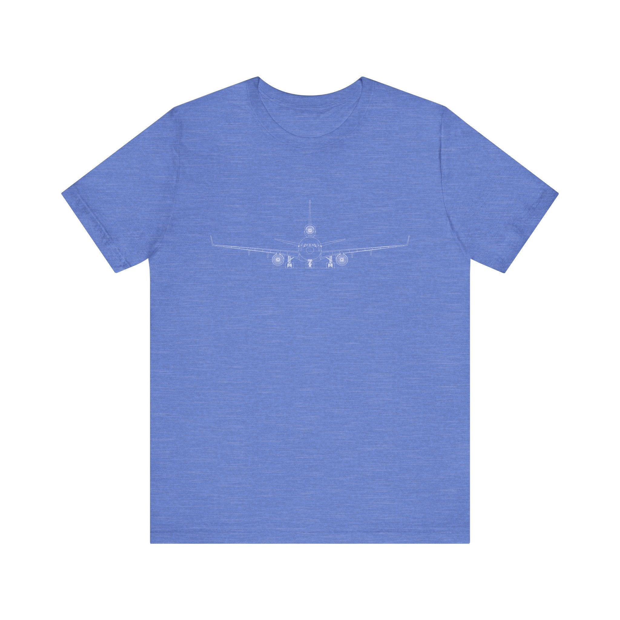 McDonnell Douglas MD-11 Unisex Soft Feel Jersey Short Sleeve Tee - Dark Heather Colors - T-Shirt - WCUniforms