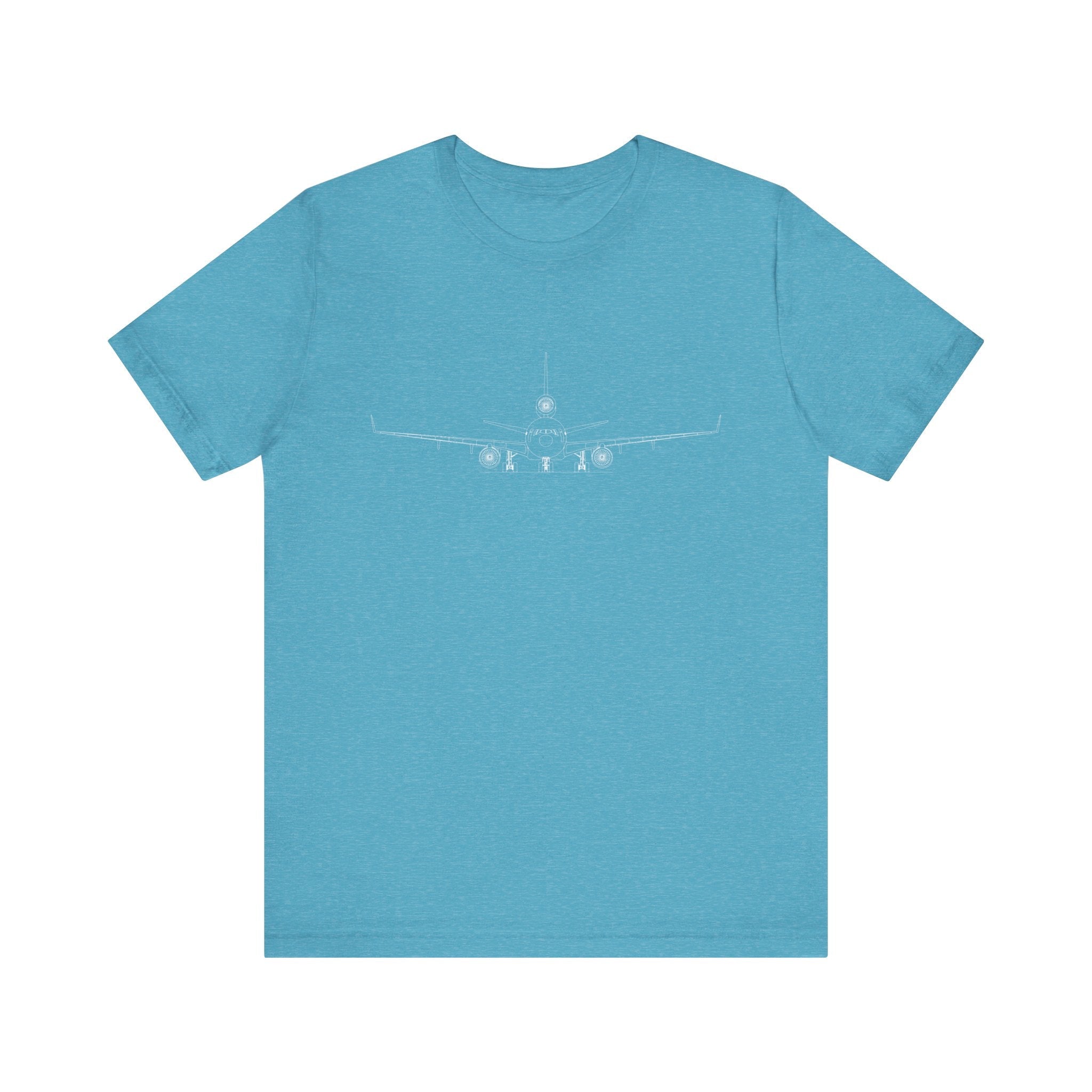 McDonnell Douglas MD-11 Unisex Soft Feel Jersey Short Sleeve Tee - Dark Heather Colors - T-Shirt - WCUniforms