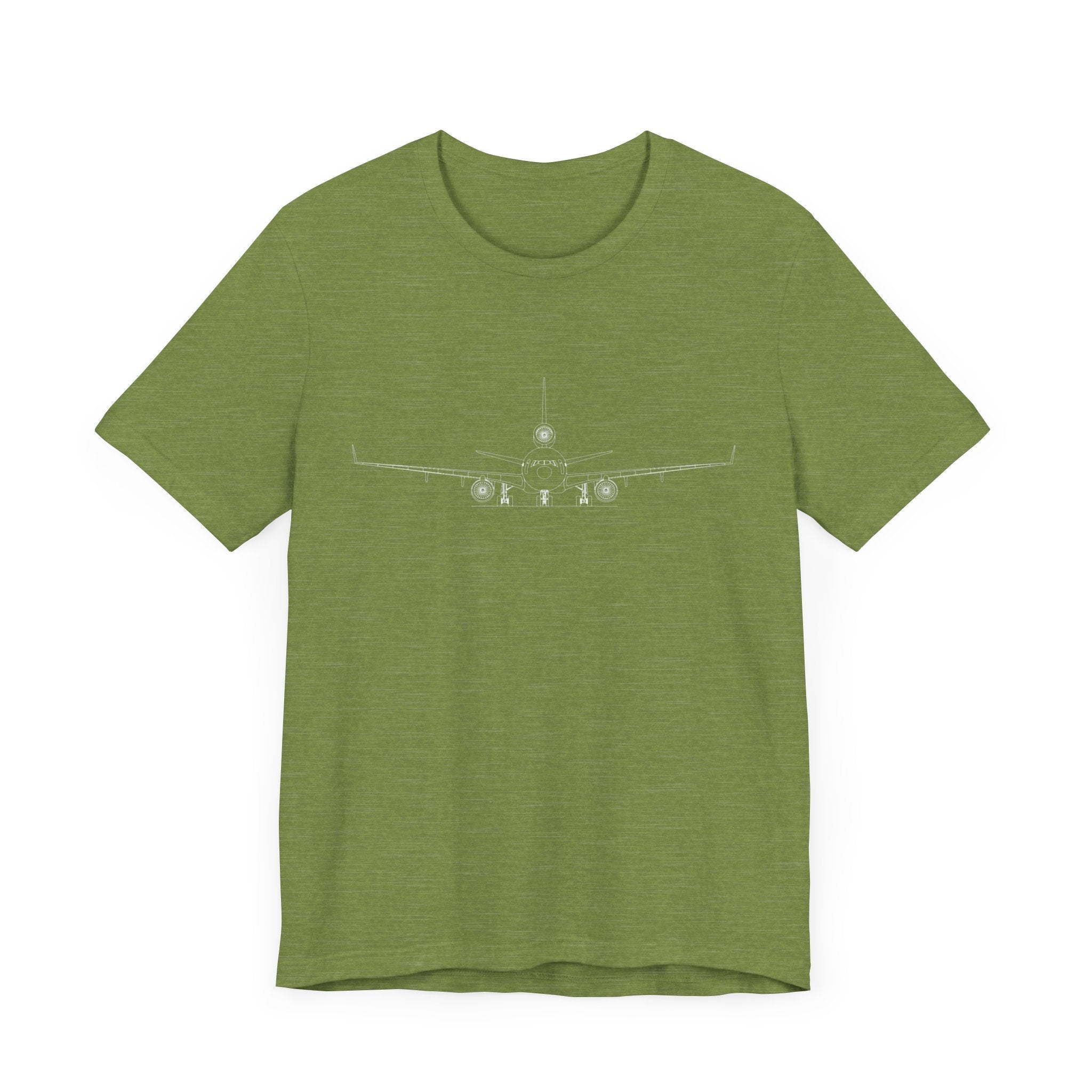 McDonnell Douglas MD-11 Unisex Soft Feel Jersey Short Sleeve Tee - Dark Heather Colors - T-Shirt - WCUniforms
