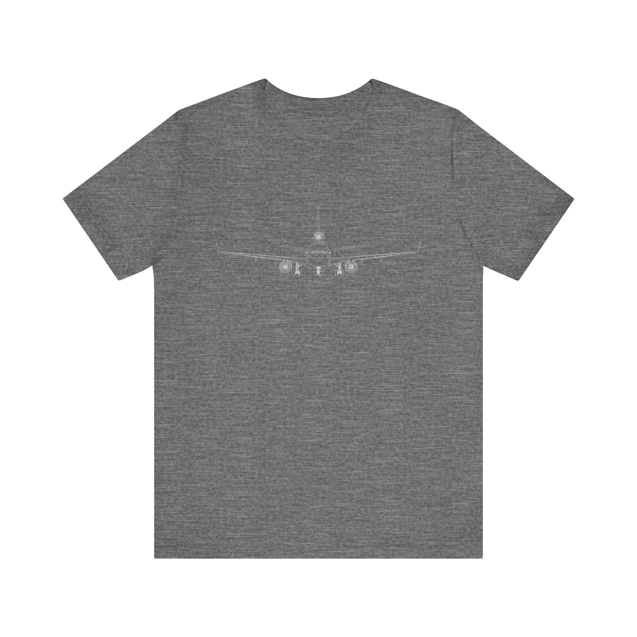 McDonnell Douglas MD-11 Unisex Soft Feel Jersey Short Sleeve Tee - Dark Heather Colors - T-Shirt - WCUniforms