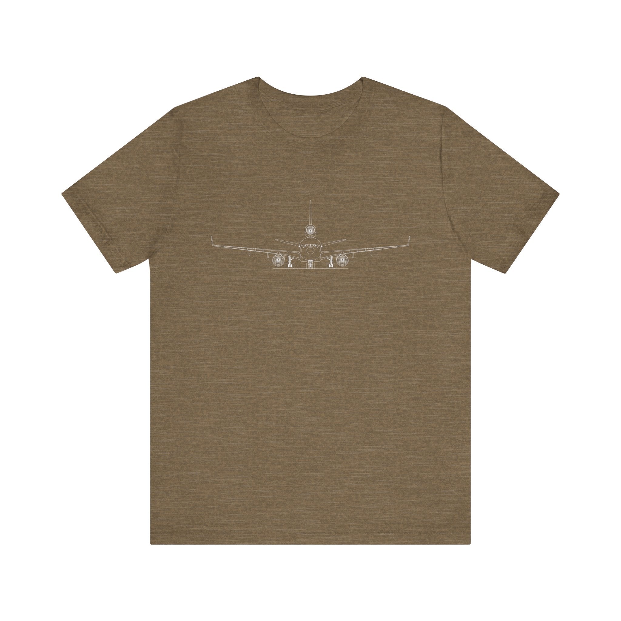 McDonnell Douglas MD-11 Unisex Soft Feel Jersey Short Sleeve Tee - Dark Heather Colors - T-Shirt - WCUniforms