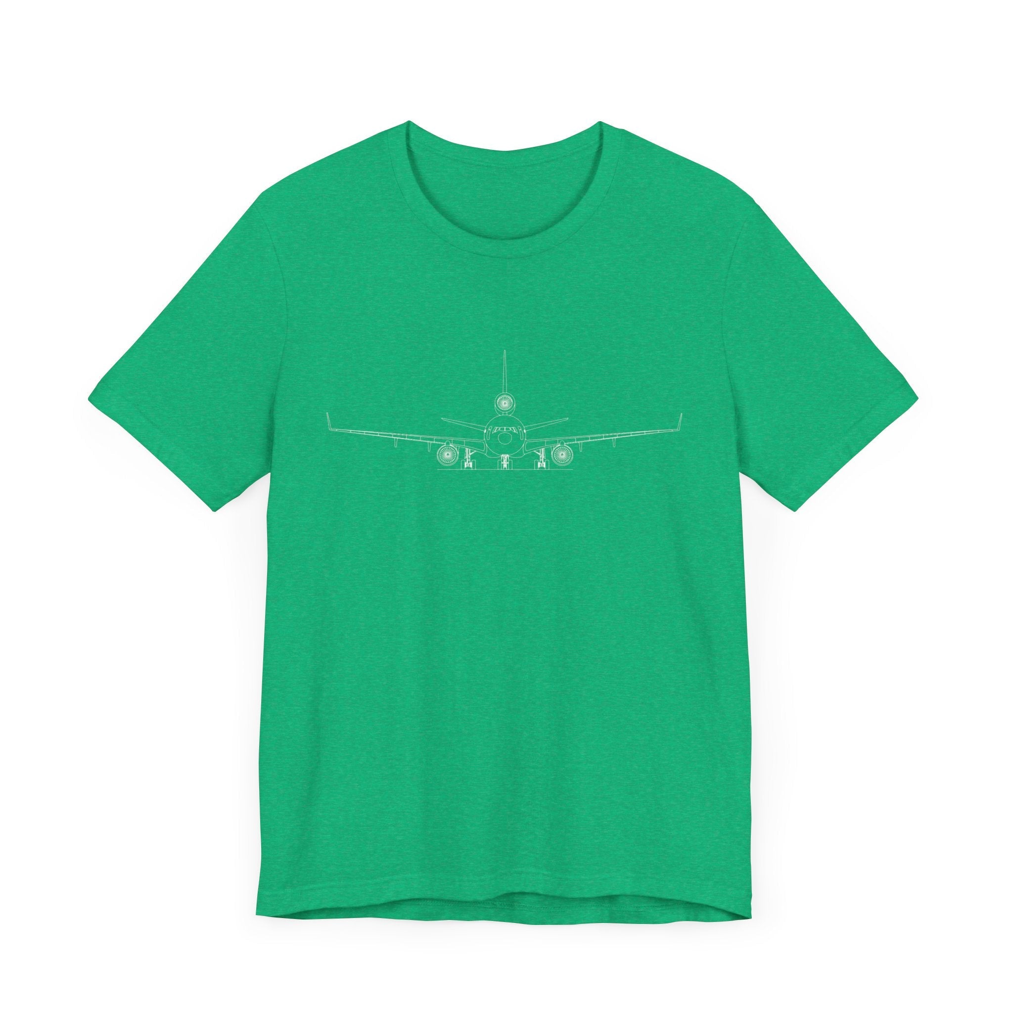 McDonnell Douglas MD-11 Unisex Soft Feel Jersey Short Sleeve Tee - Dark Heather Colors - T-Shirt - WCUniforms