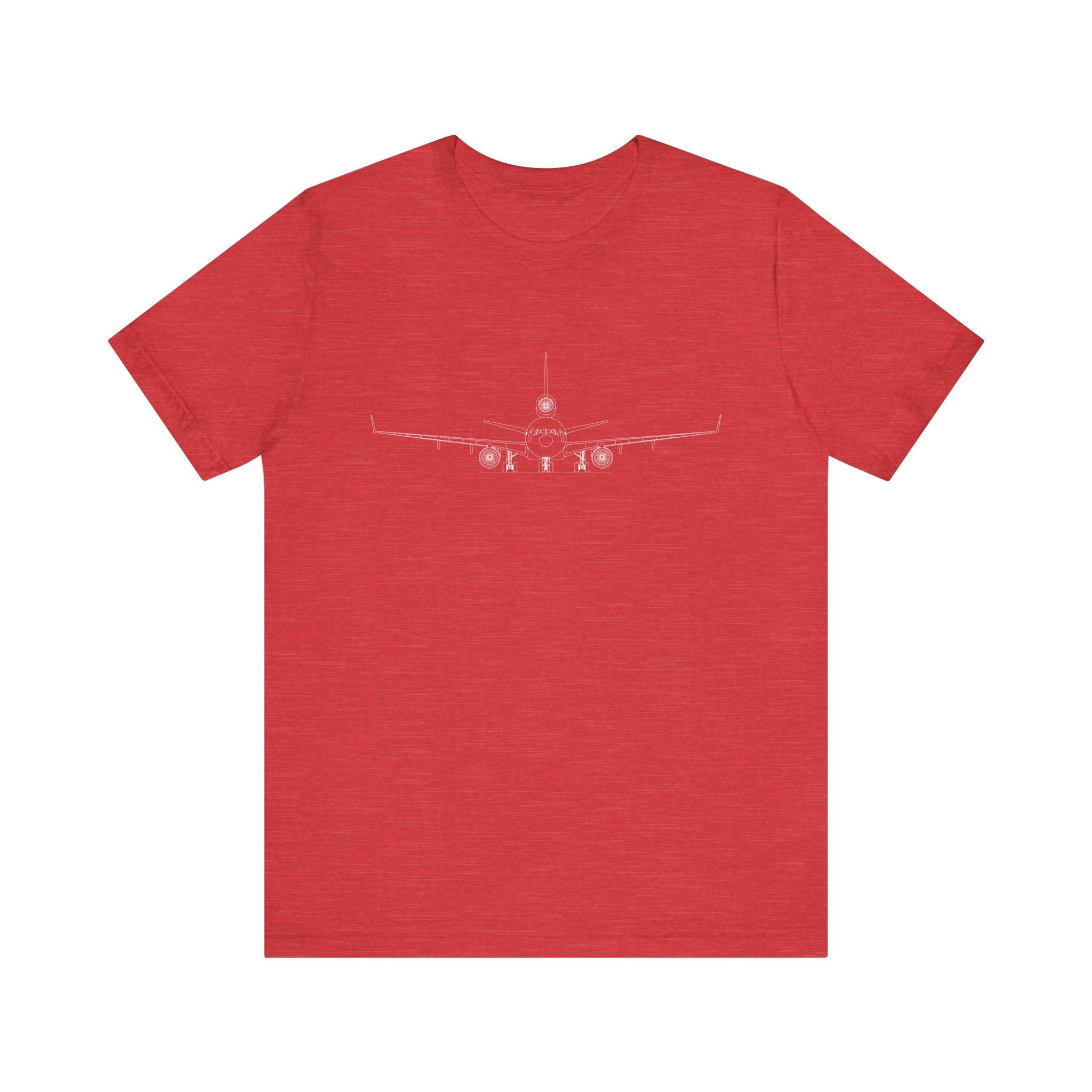 McDonnell Douglas MD-11 Unisex Soft Feel Jersey Short Sleeve Tee - Dark Heather Colors - T-Shirt - WCUniforms