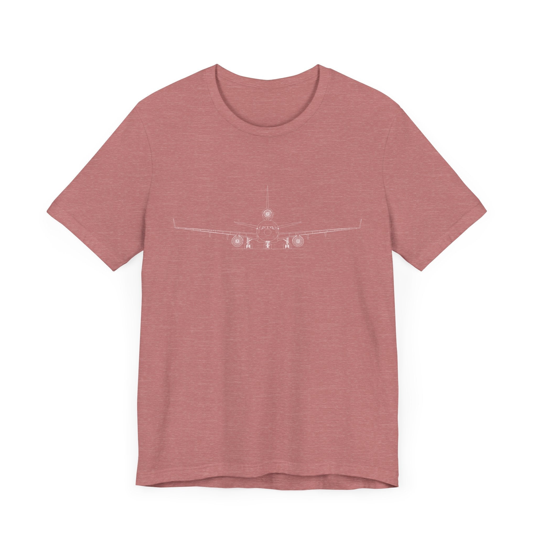 McDonnell Douglas MD-11 Unisex Soft Feel Jersey Short Sleeve Tee - Dark Heather Colors - T-Shirt - WCUniforms