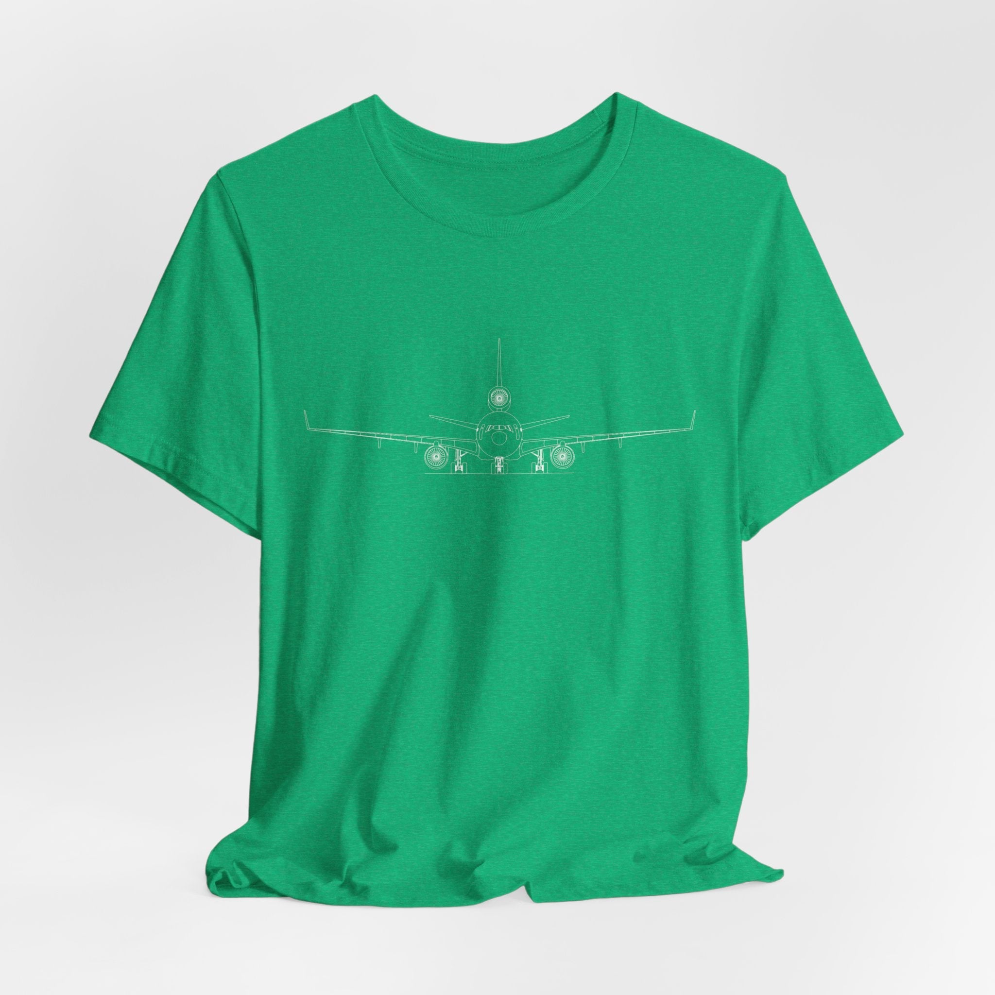 McDonnell Douglas MD-11 Unisex Soft Feel Jersey Short Sleeve Tee - Dark Heather Colors - T-Shirt - WCUniforms