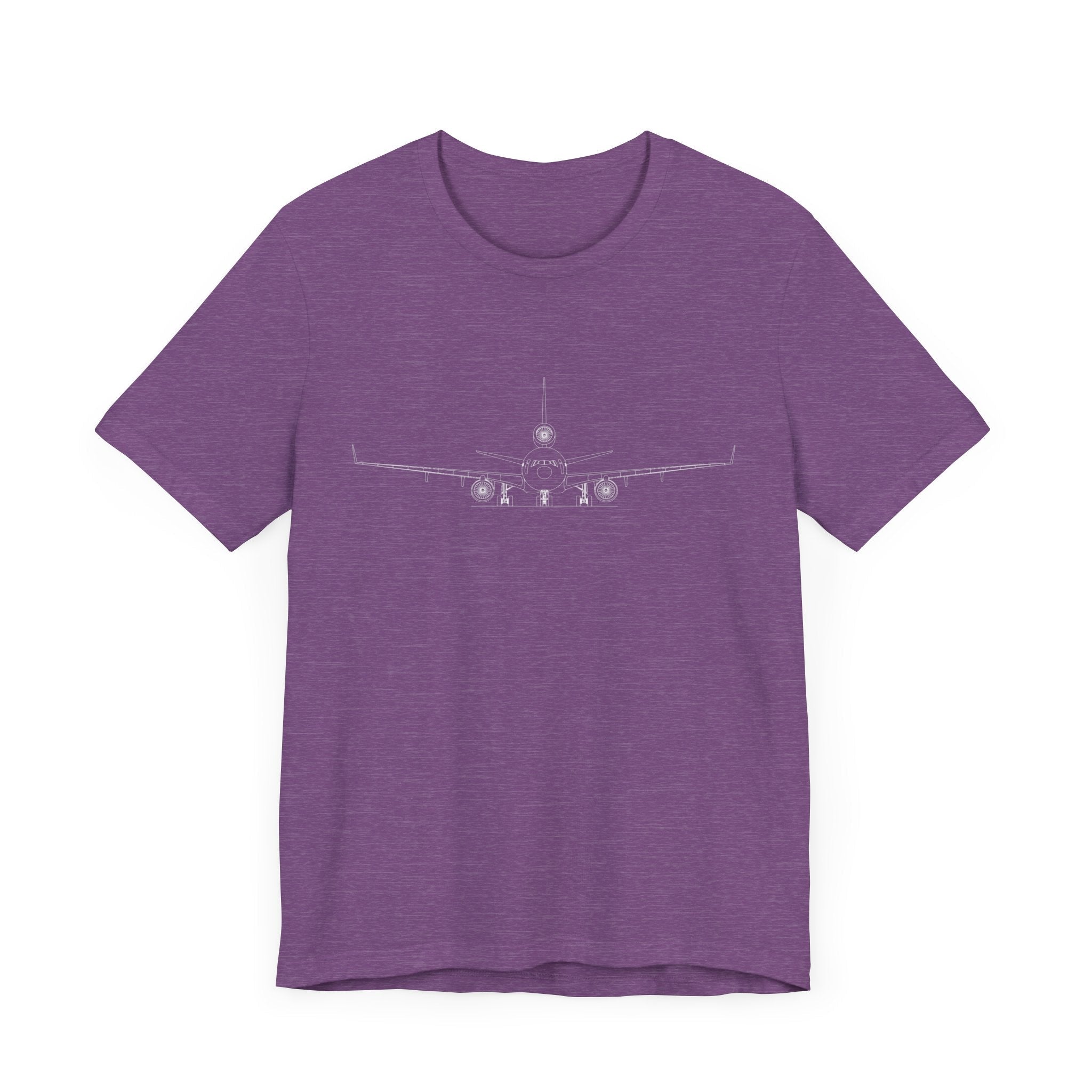 McDonnell Douglas MD-11 Unisex Soft Feel Jersey Short Sleeve Tee - Dark Heather Colors - T-Shirt - WCUniforms