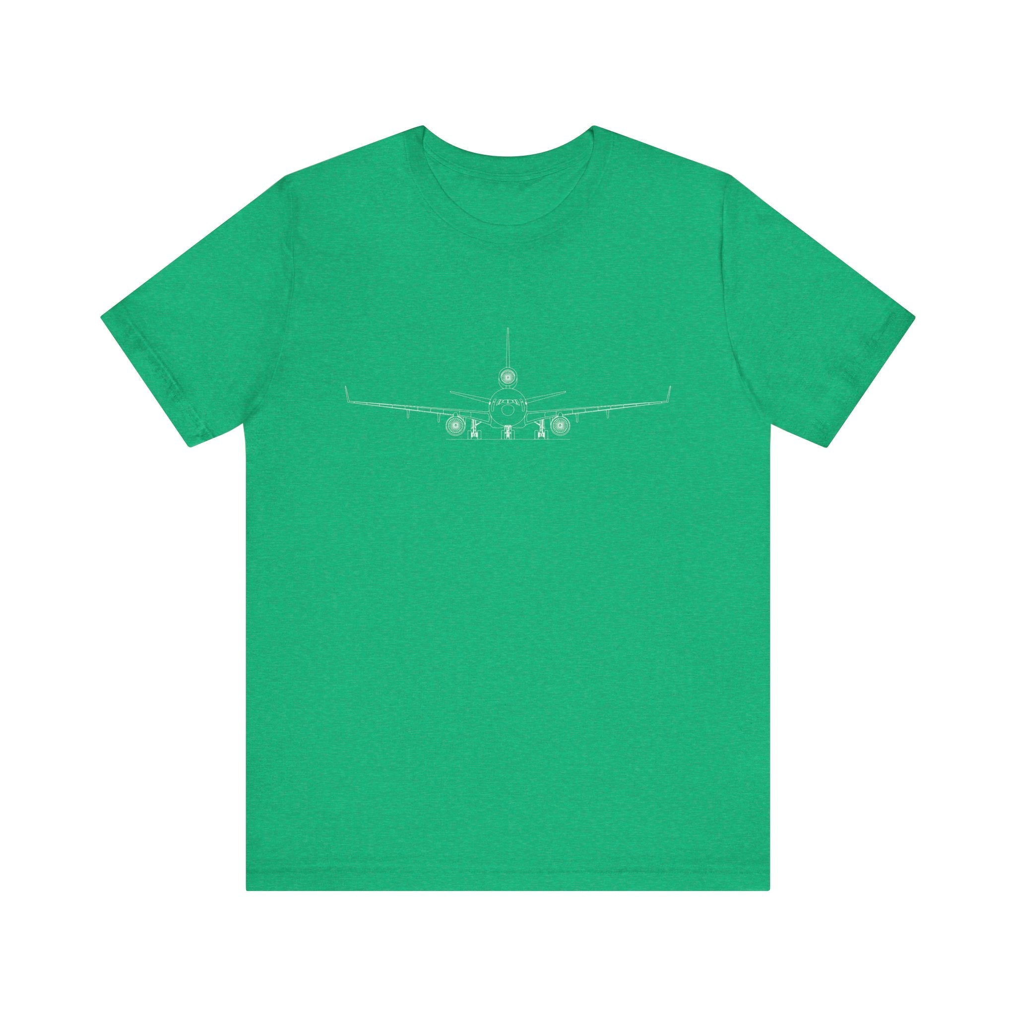 McDonnell Douglas MD-11 Unisex Soft Feel Jersey Short Sleeve Tee - Dark Heather Colors - T-Shirt - WCUniforms