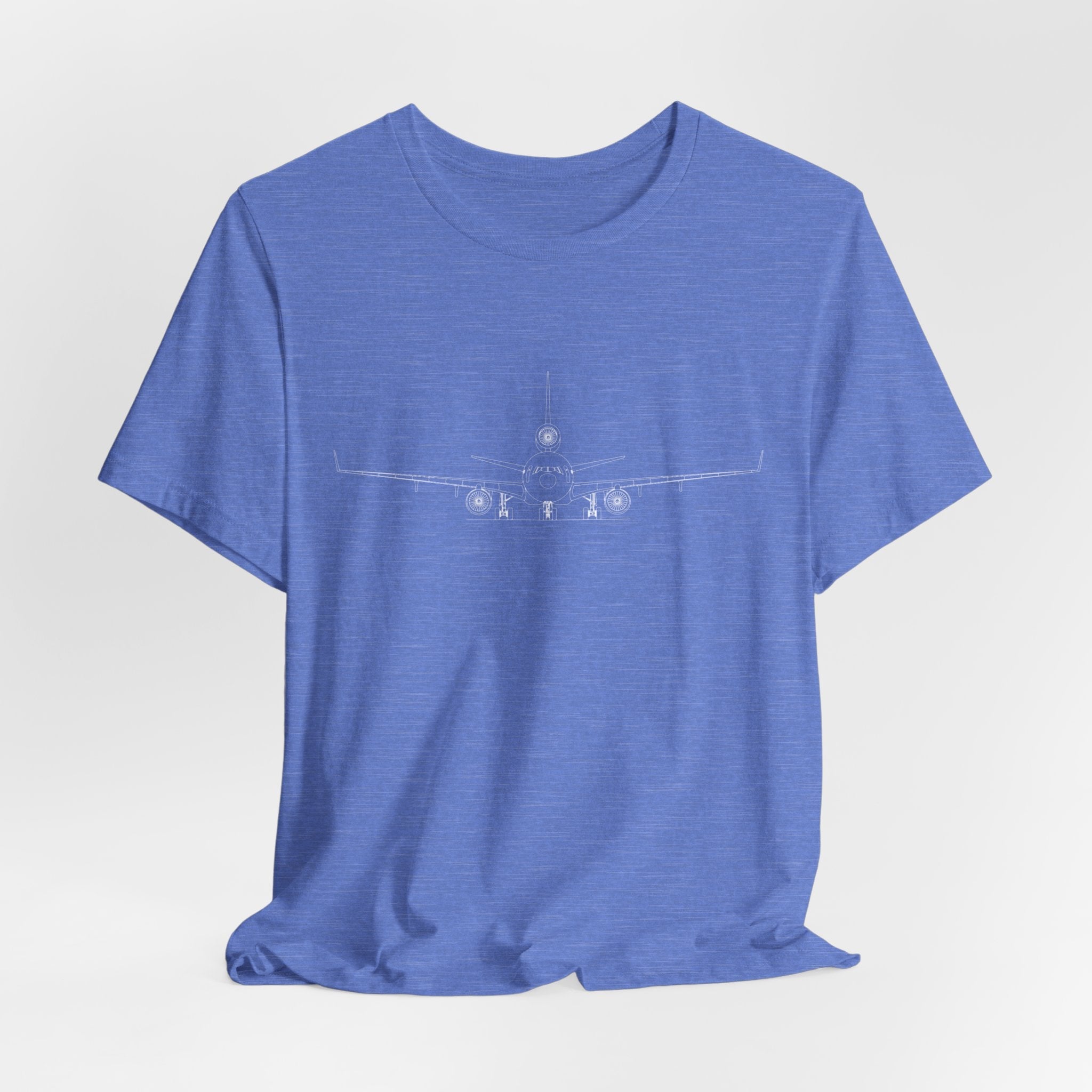 McDonnell Douglas MD-11 Unisex Soft Feel Jersey Short Sleeve Tee - Dark Heather Colors - T-Shirt - WCUniforms