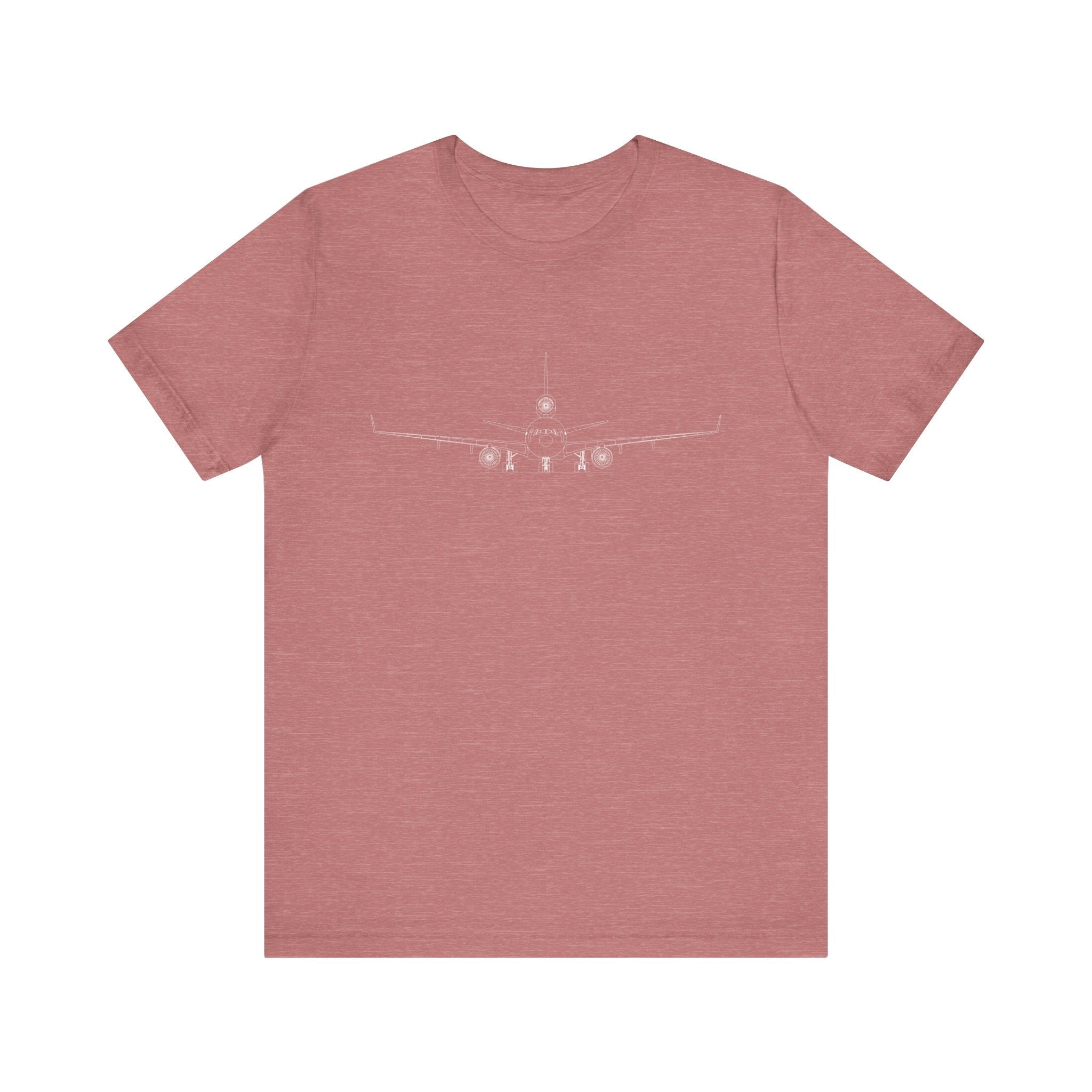 McDonnell Douglas MD-11 Unisex Soft Feel Jersey Short Sleeve Tee - Dark Heather Colors - T-Shirt - WCUniforms