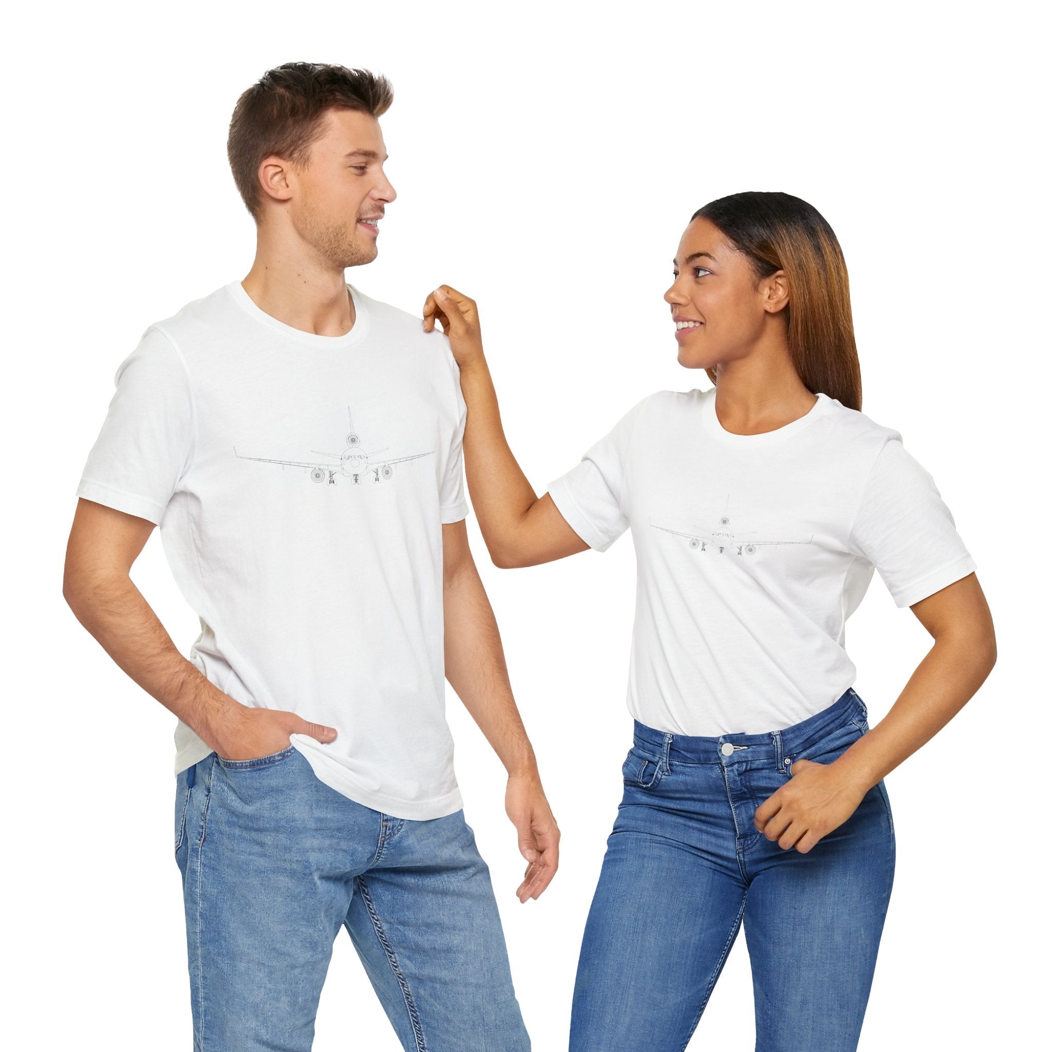 McDonnell Douglas MD-11 Unisex Soft Feel Jersey Short Sleeve Tee - Light Colors - Poly/Cotton - T-Shirt - WCUniforms