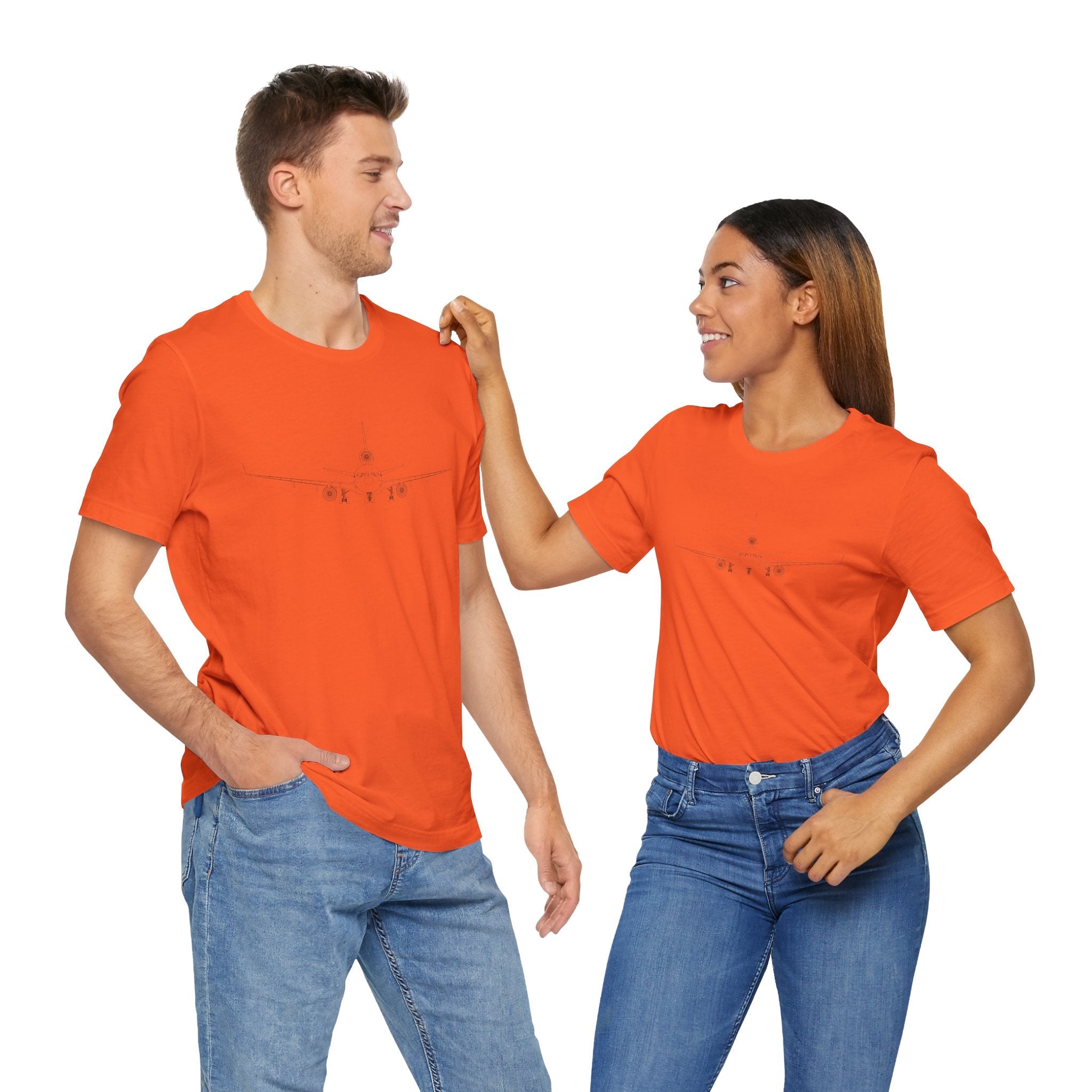 McDonnell Douglas MD-11 Unisex Soft Feel Jersey Short Sleeve Tee - Light Colors - Poly/Cotton - T-Shirt - WCUniforms